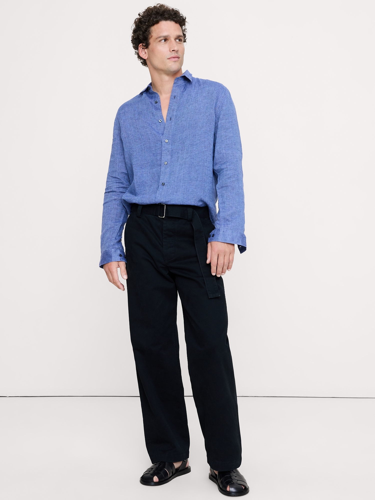 Standard-Fit Linen Shirt