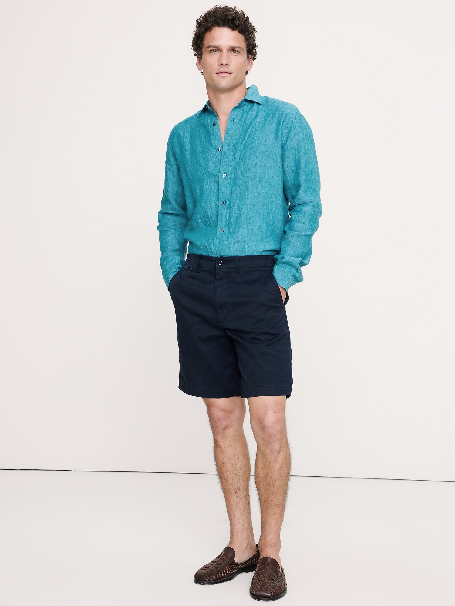 Standard-Fit Linen Shirt