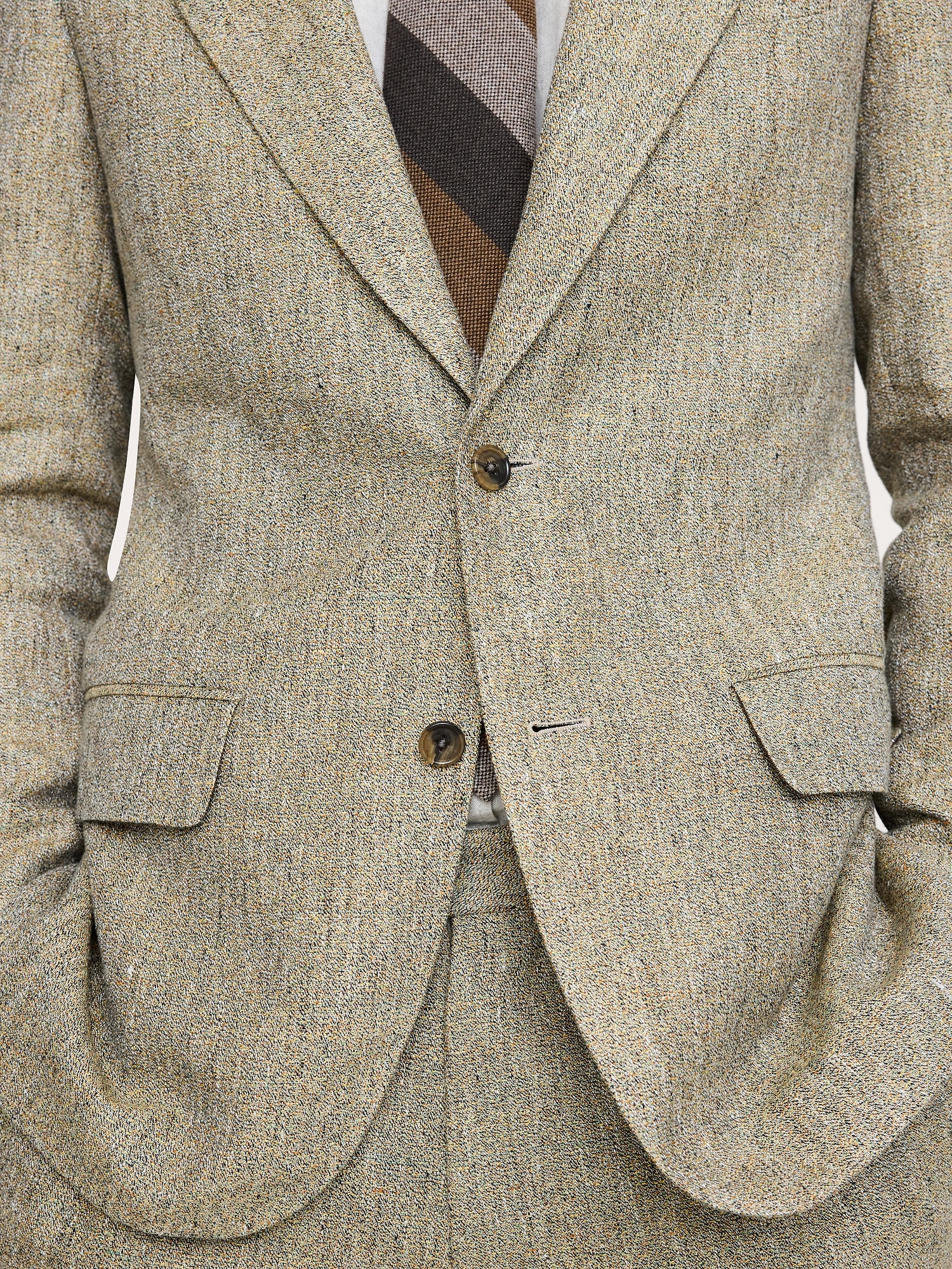 Image number 3 showing, Relaxed Italian Linen Suit Jacket