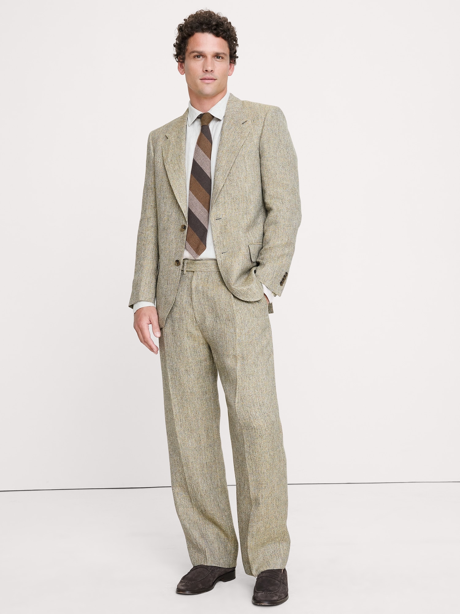 Image number 4 showing, Relaxed Italian Linen Suit Jacket