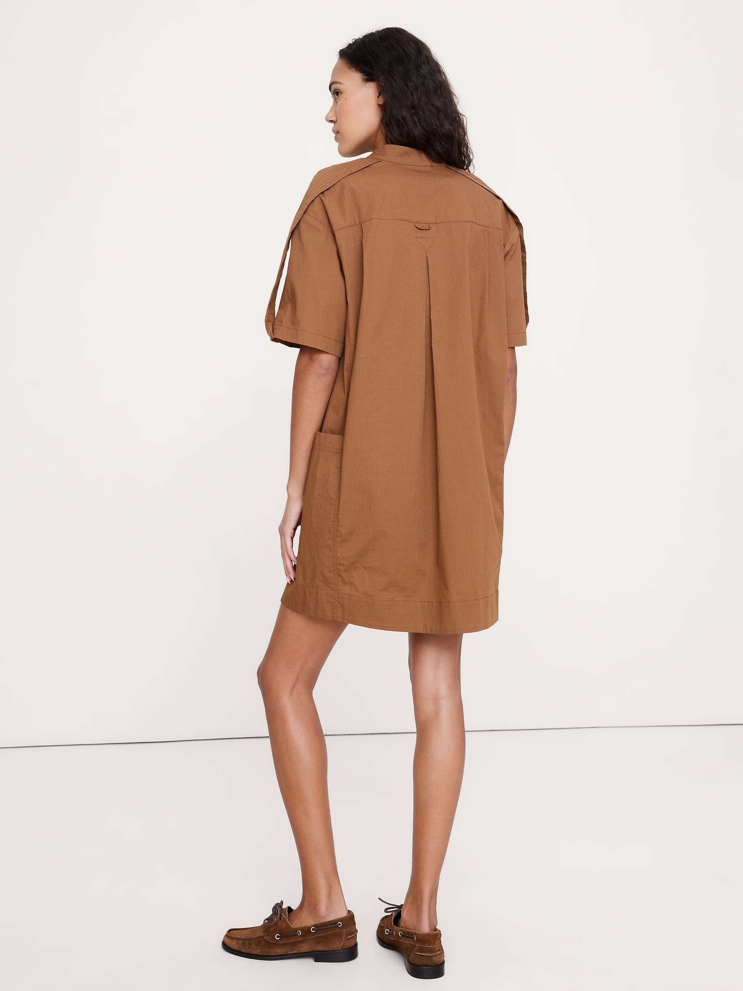 Image number 3 showing, Utility Shift Mini Dress