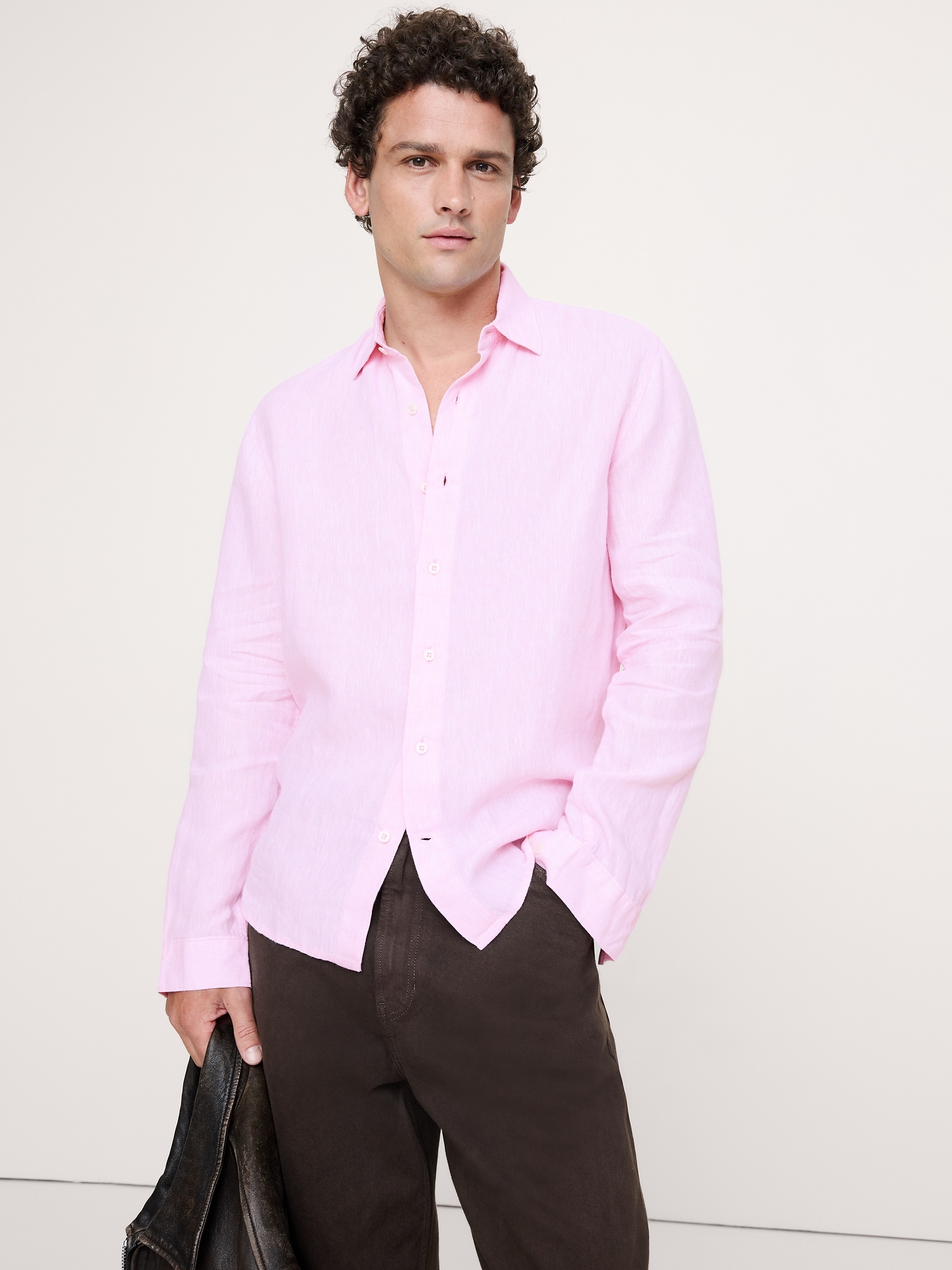 Standard-Fit Linen Shirt