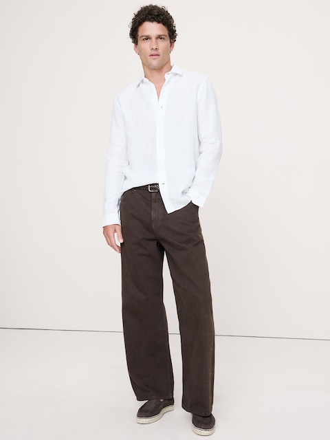 Standard-Fit Linen Shirt