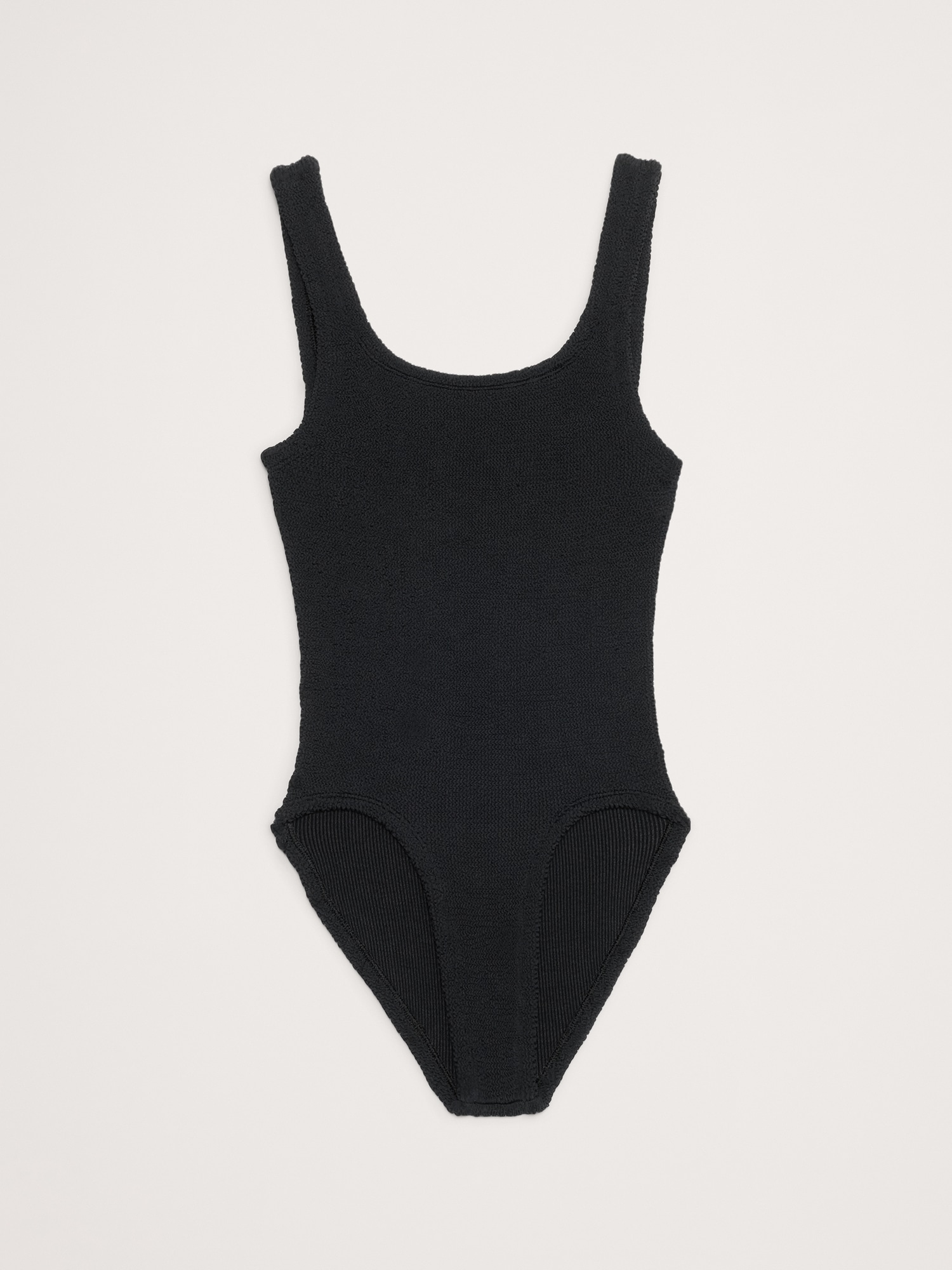 Image number 4 showing, Square-Neck One-Piece Swimsuit by Hunza G