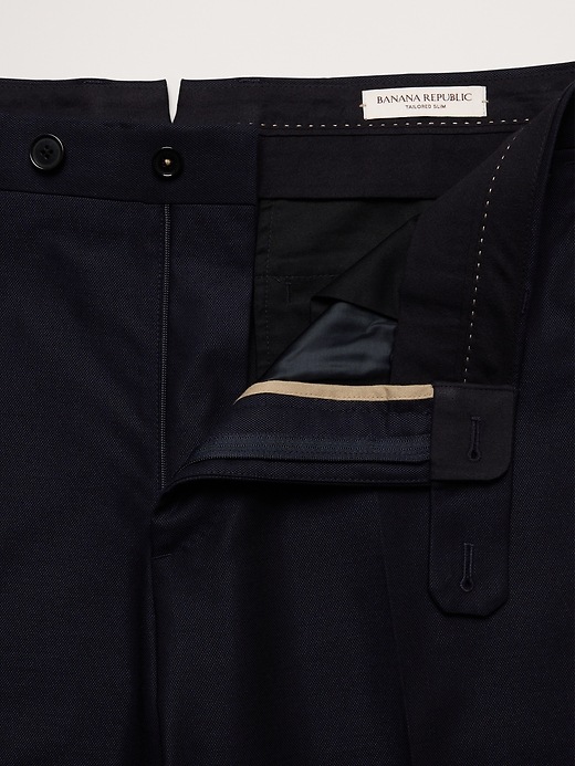 Signature Italian Hopsack Suit Pant | Banana Republic