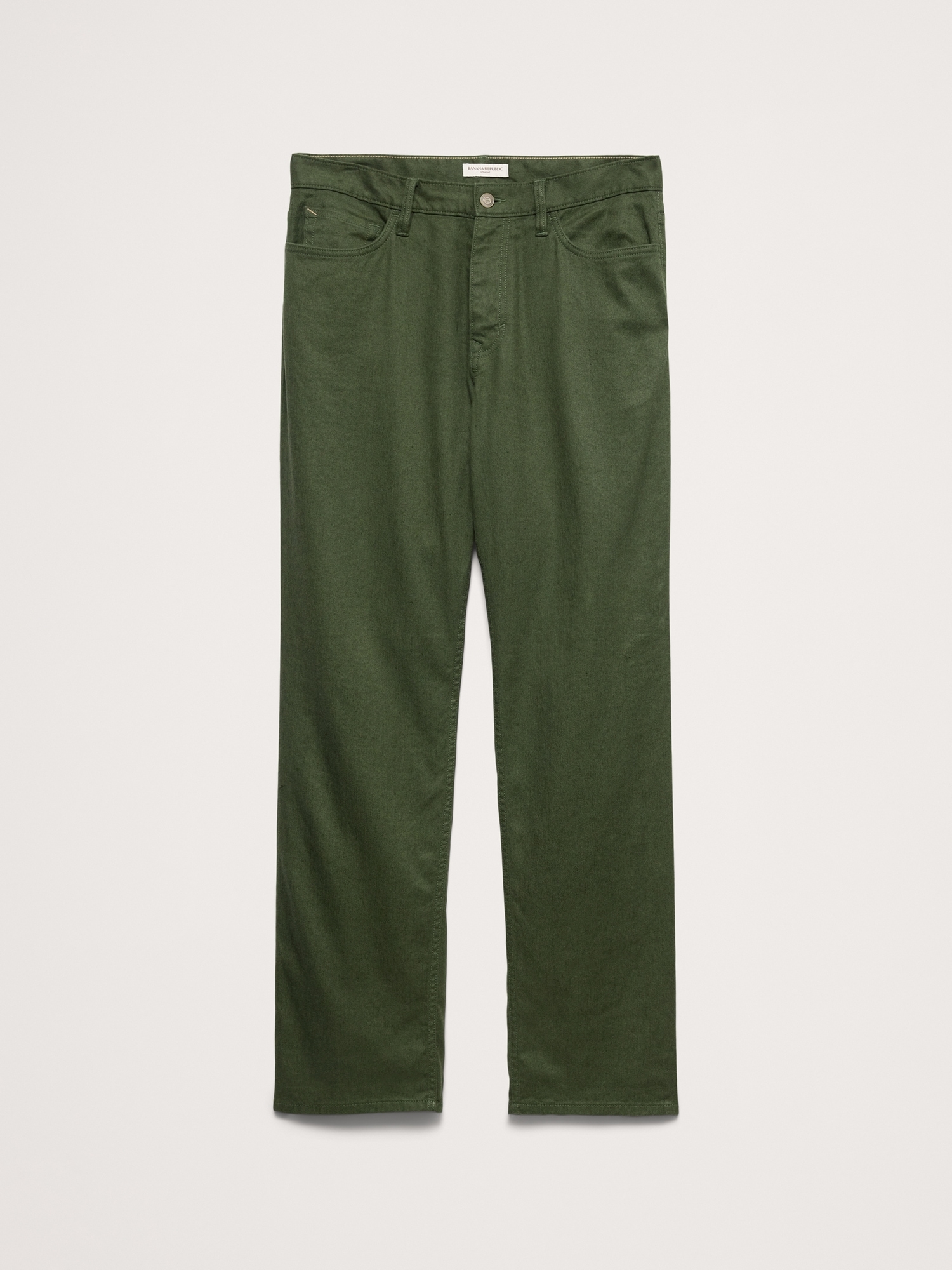 Image number 4 showing, Straight Linen-Cotton Traveler Pant