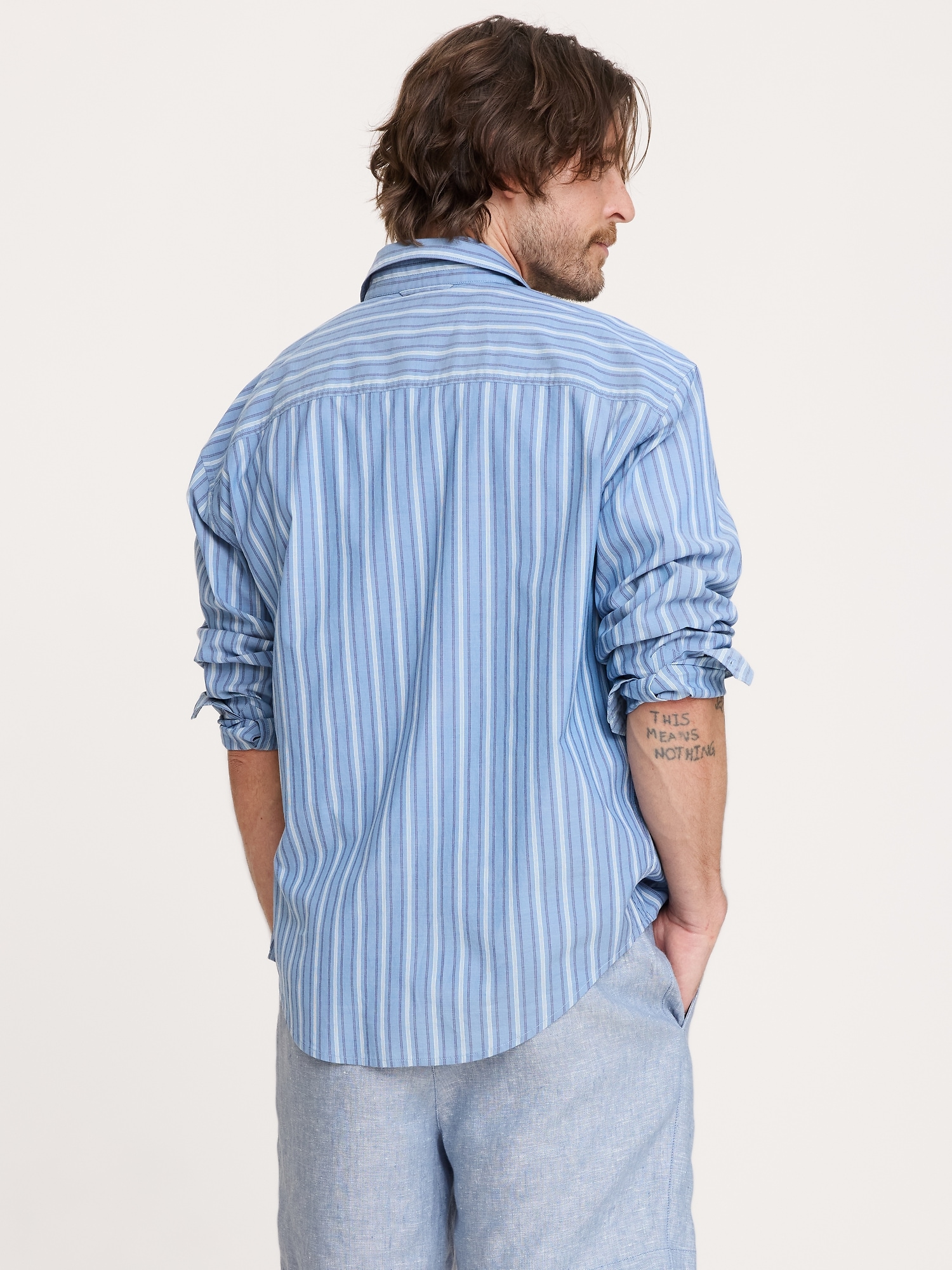 Image number 2 showing, 7" Linen Pull-On Short