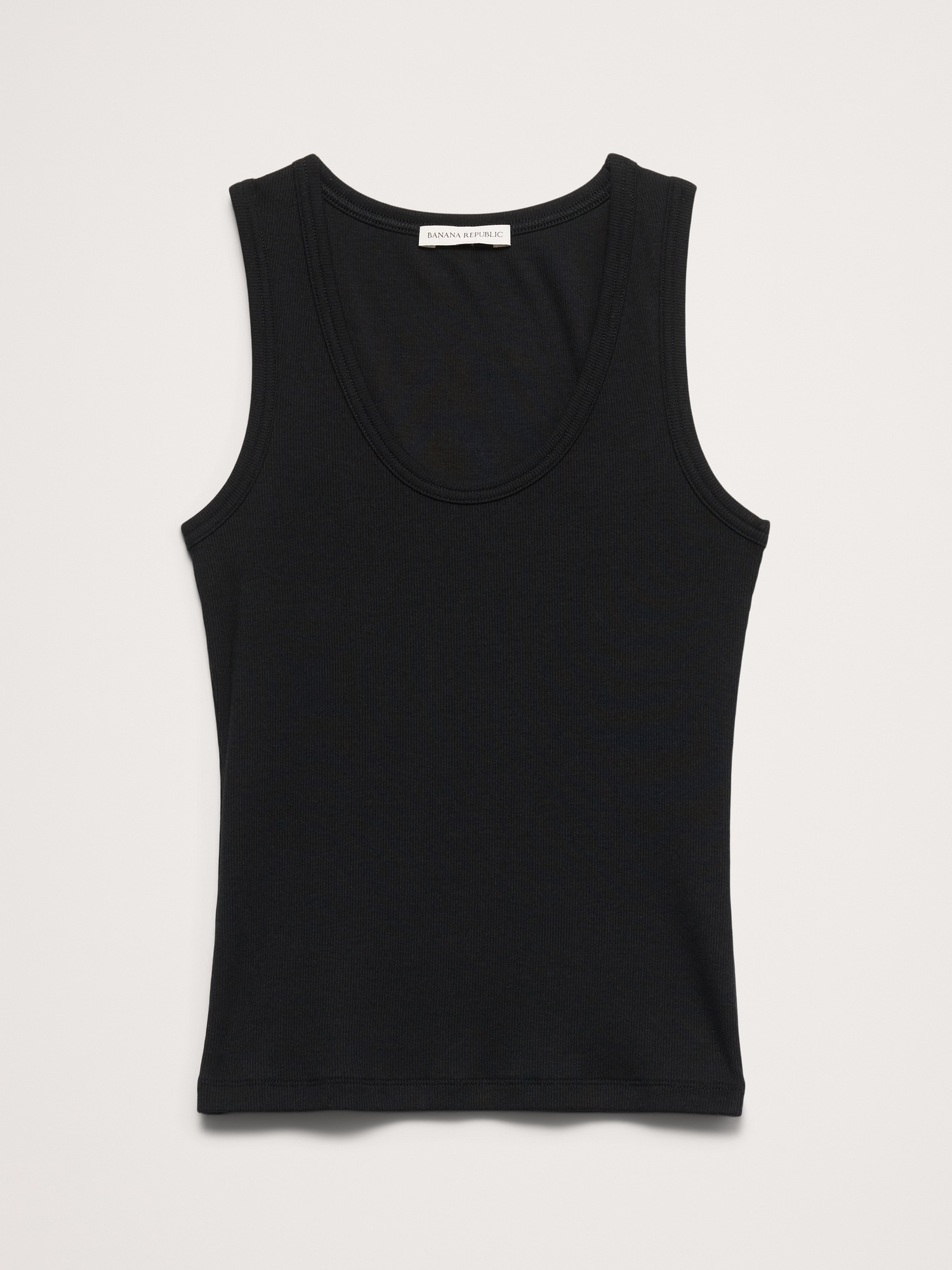 Image number 7 showing, Ribbed Scoop-Neck Tank
