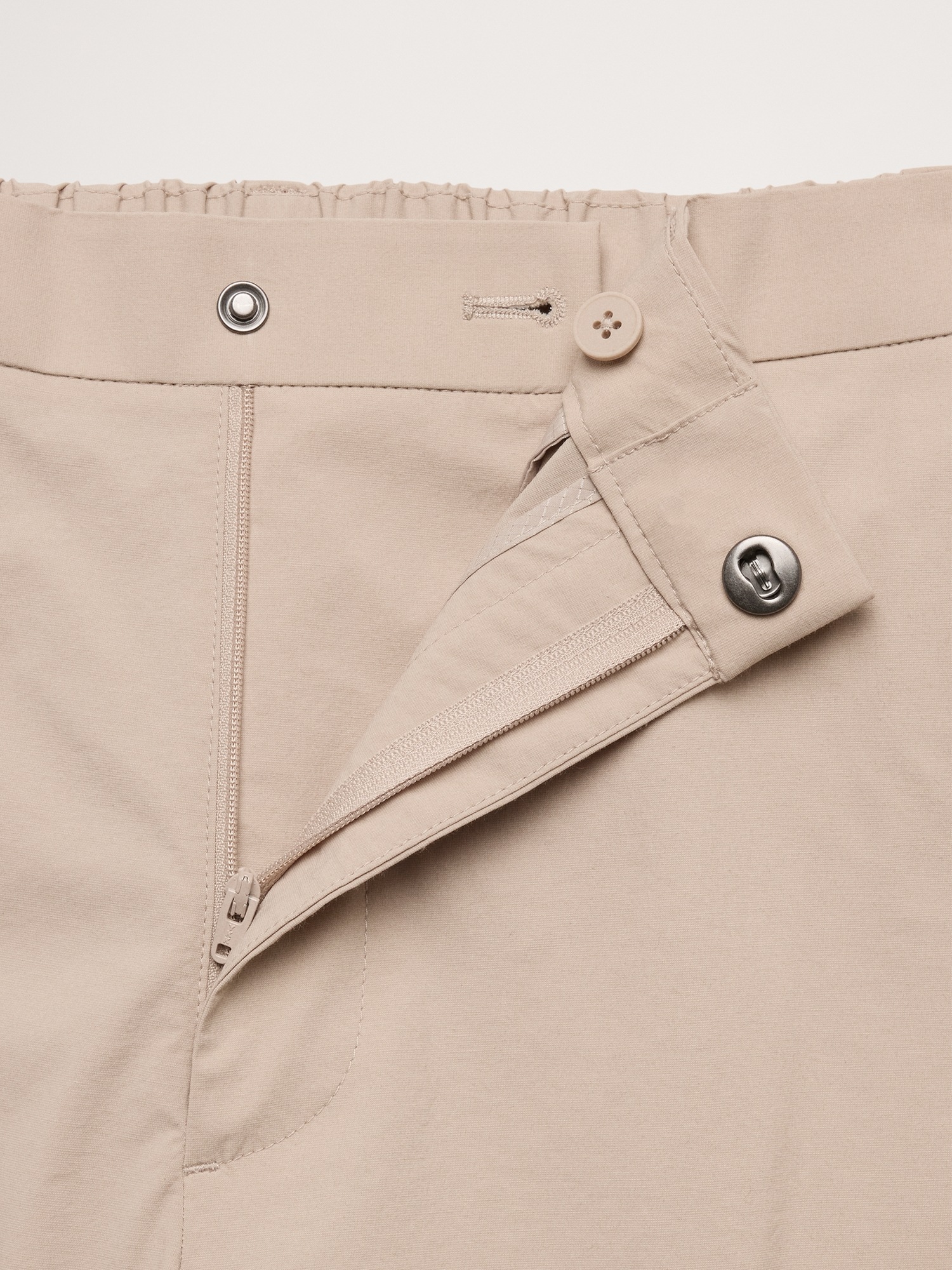 Мужские брюки Banana Republic Athletic Performance Suit Pant, цвет: Каменный бежевый — фото 5