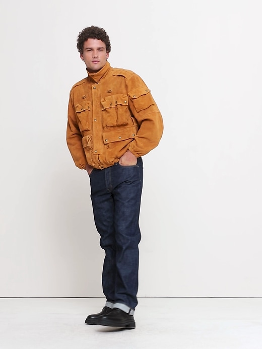 Suede Multi-Pocket Jacket | Banana Republic