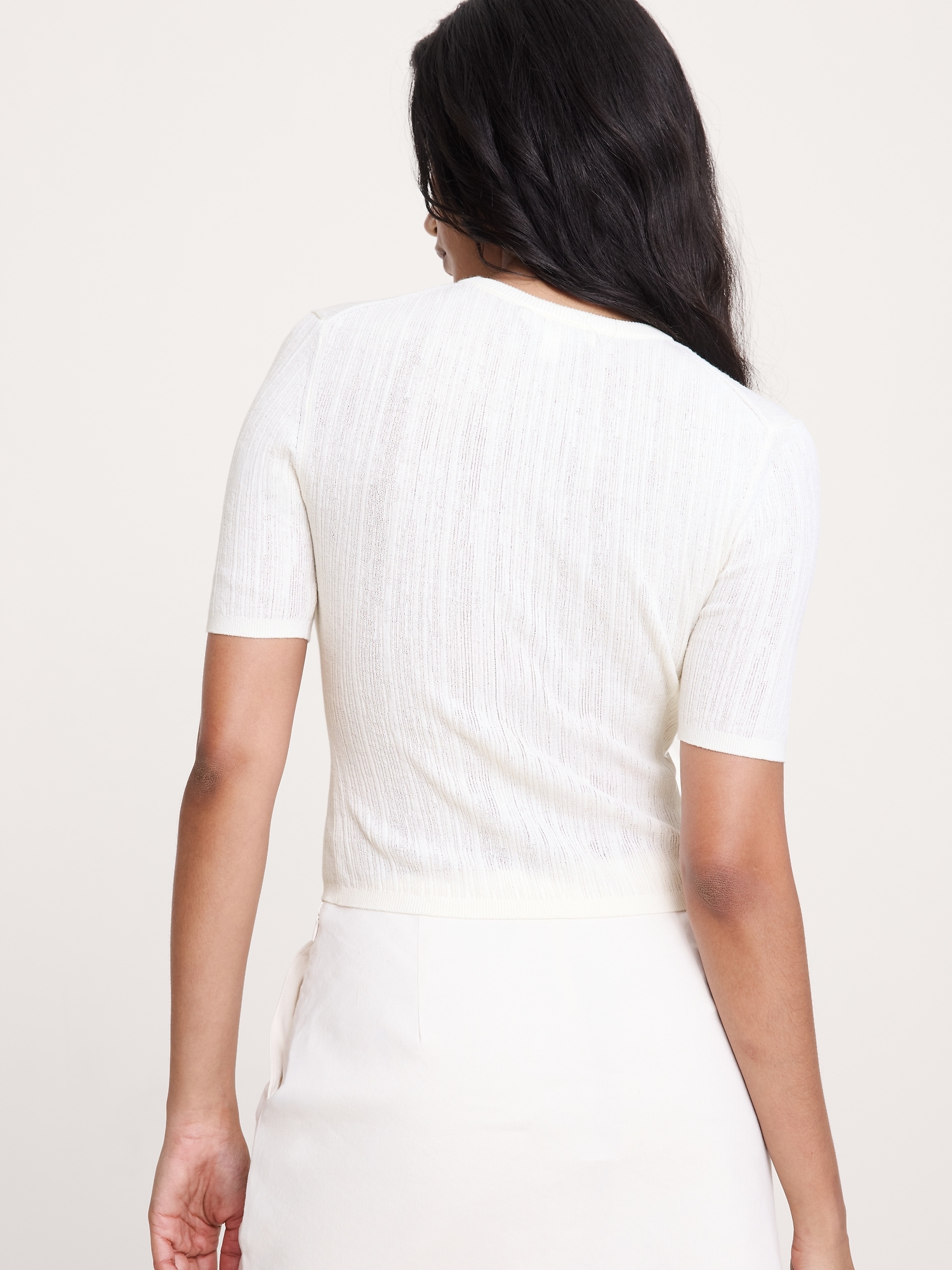Image number 3 showing, Crinkle Knit Top