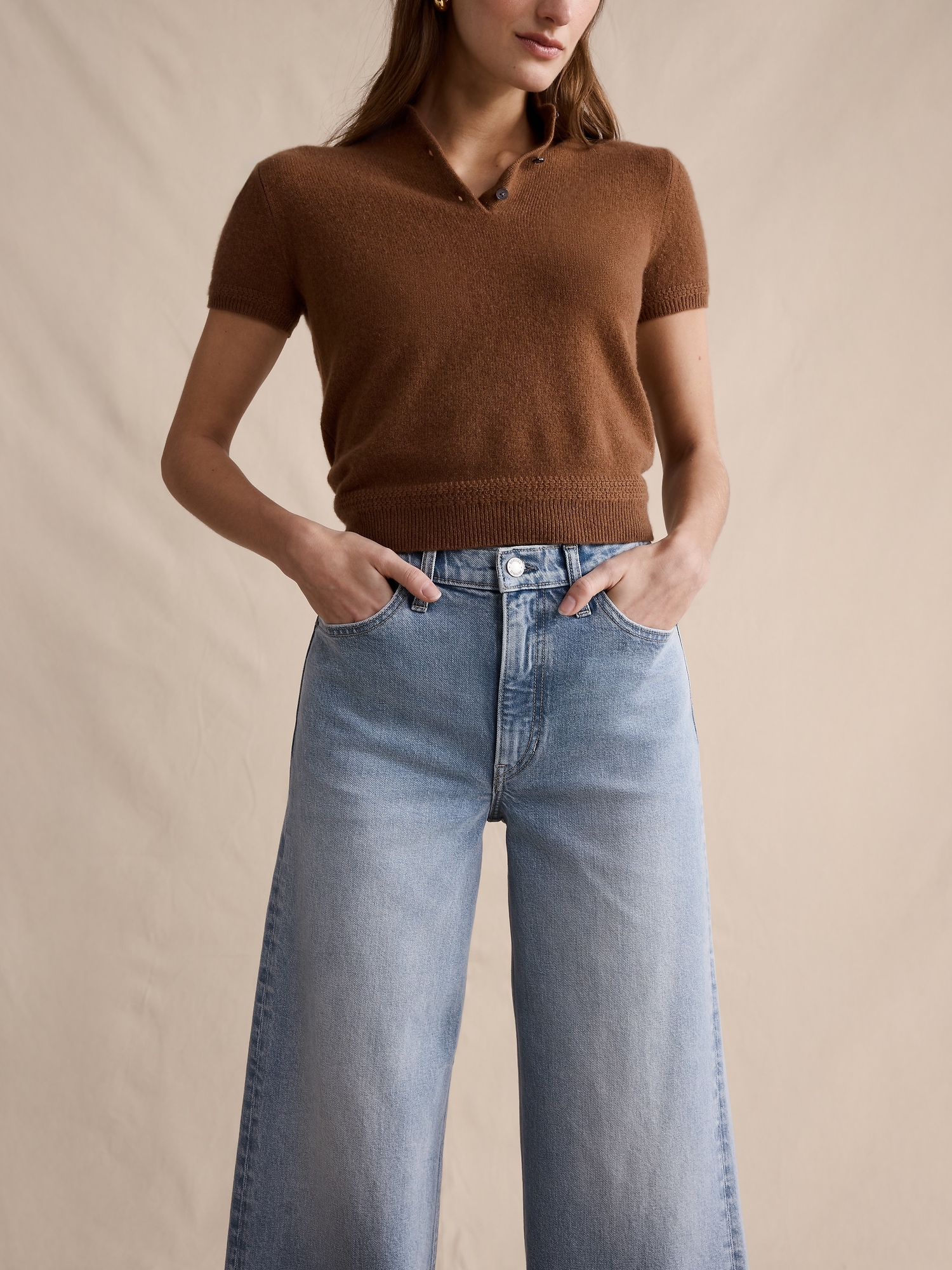 Image number 3 showing, The Icon Classic Wide-Leg Jean