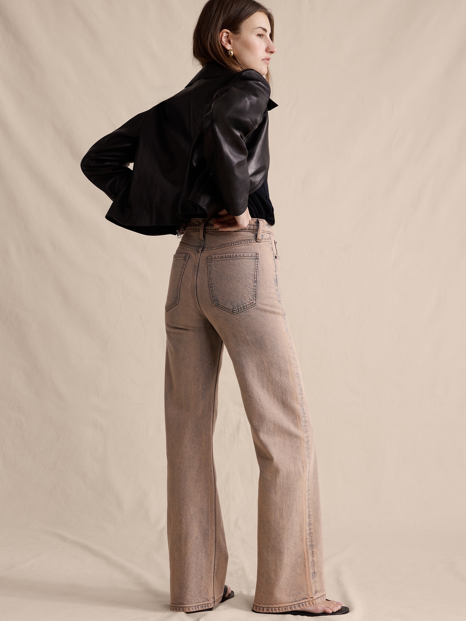 Image number 3 showing, The Icon Classic Wide-Leg Jean