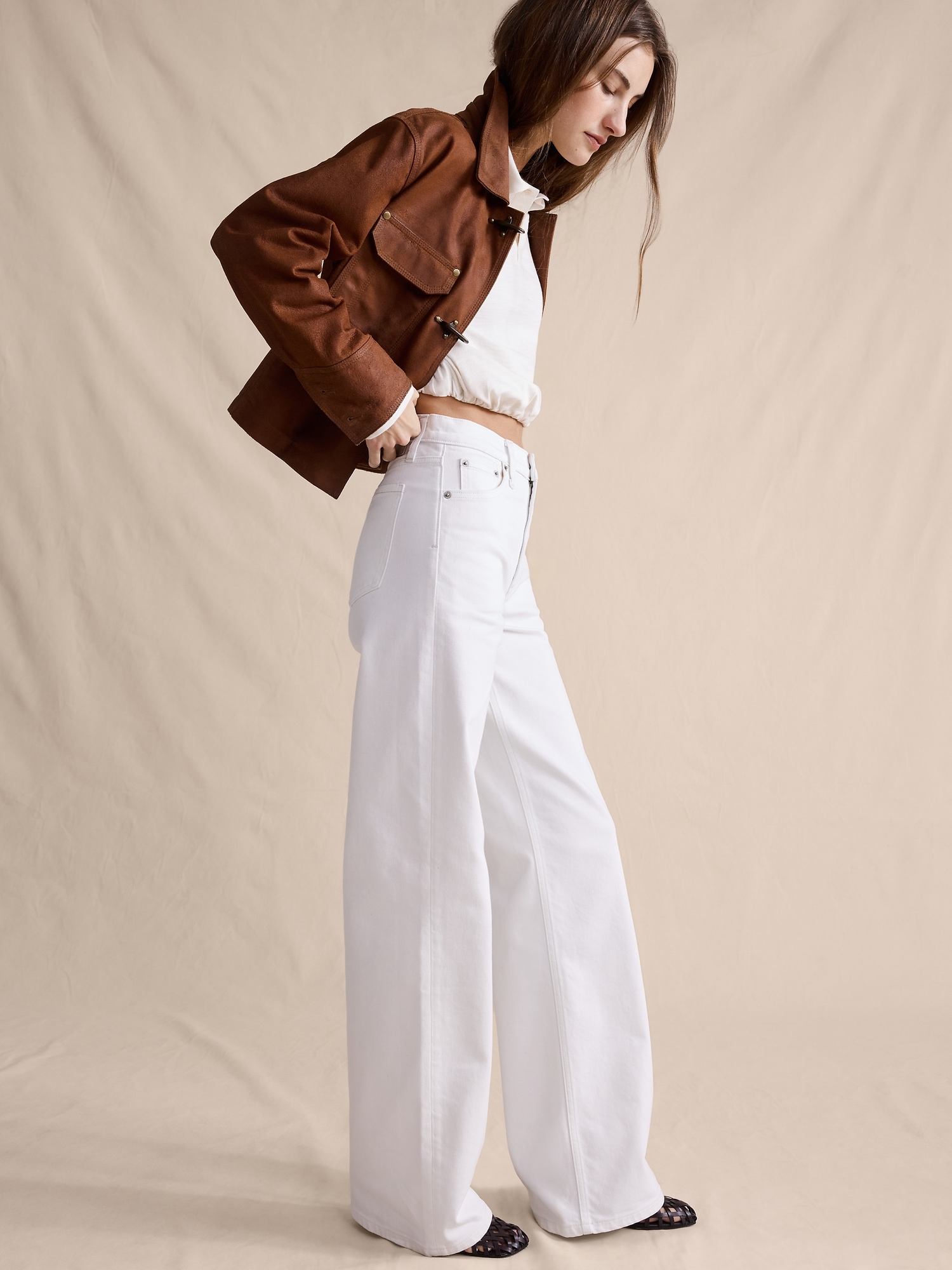 Image number 4 showing, The Icon Classic Wide-Leg Jean