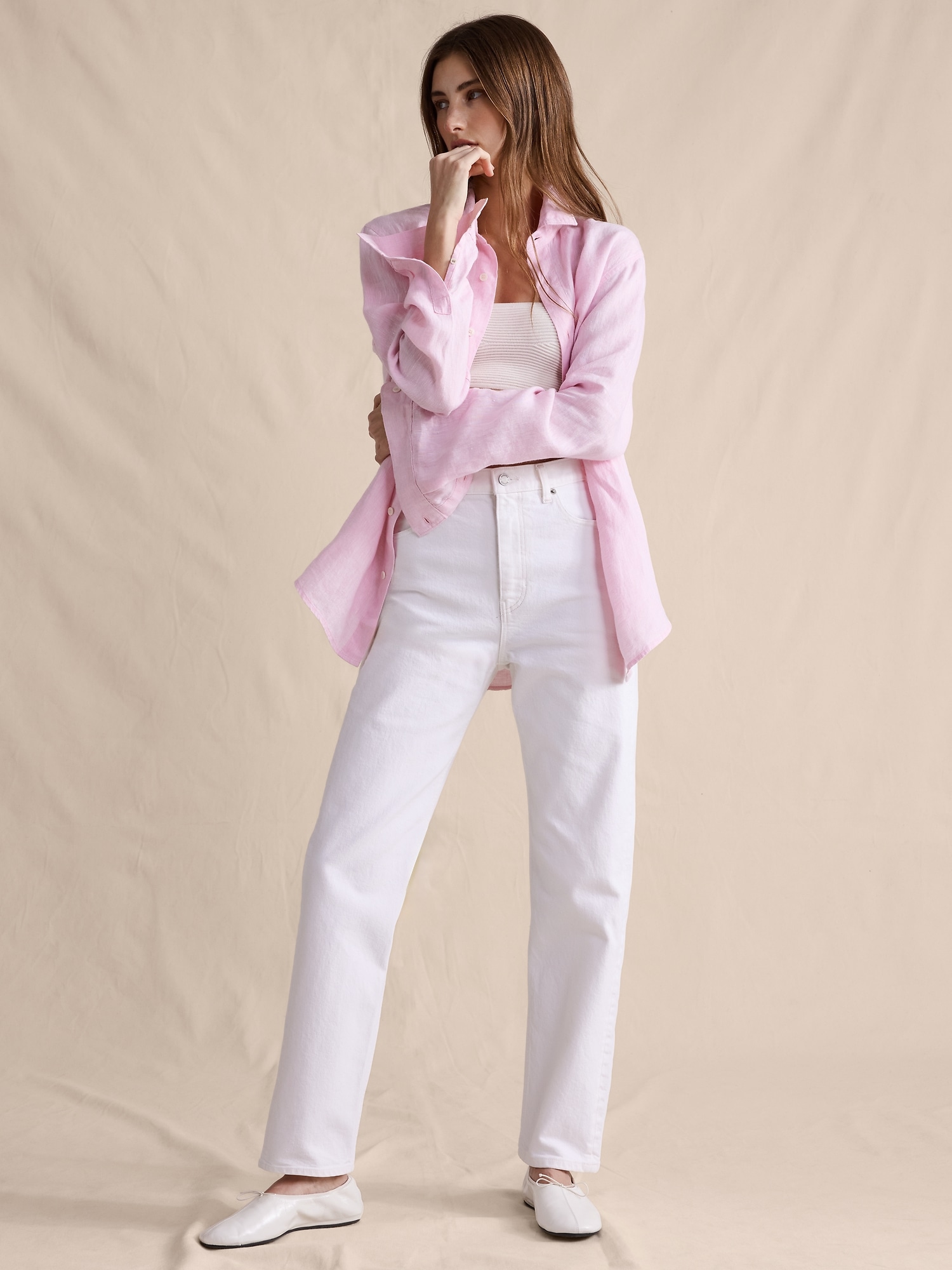 High-Rise 90S Straight Jean