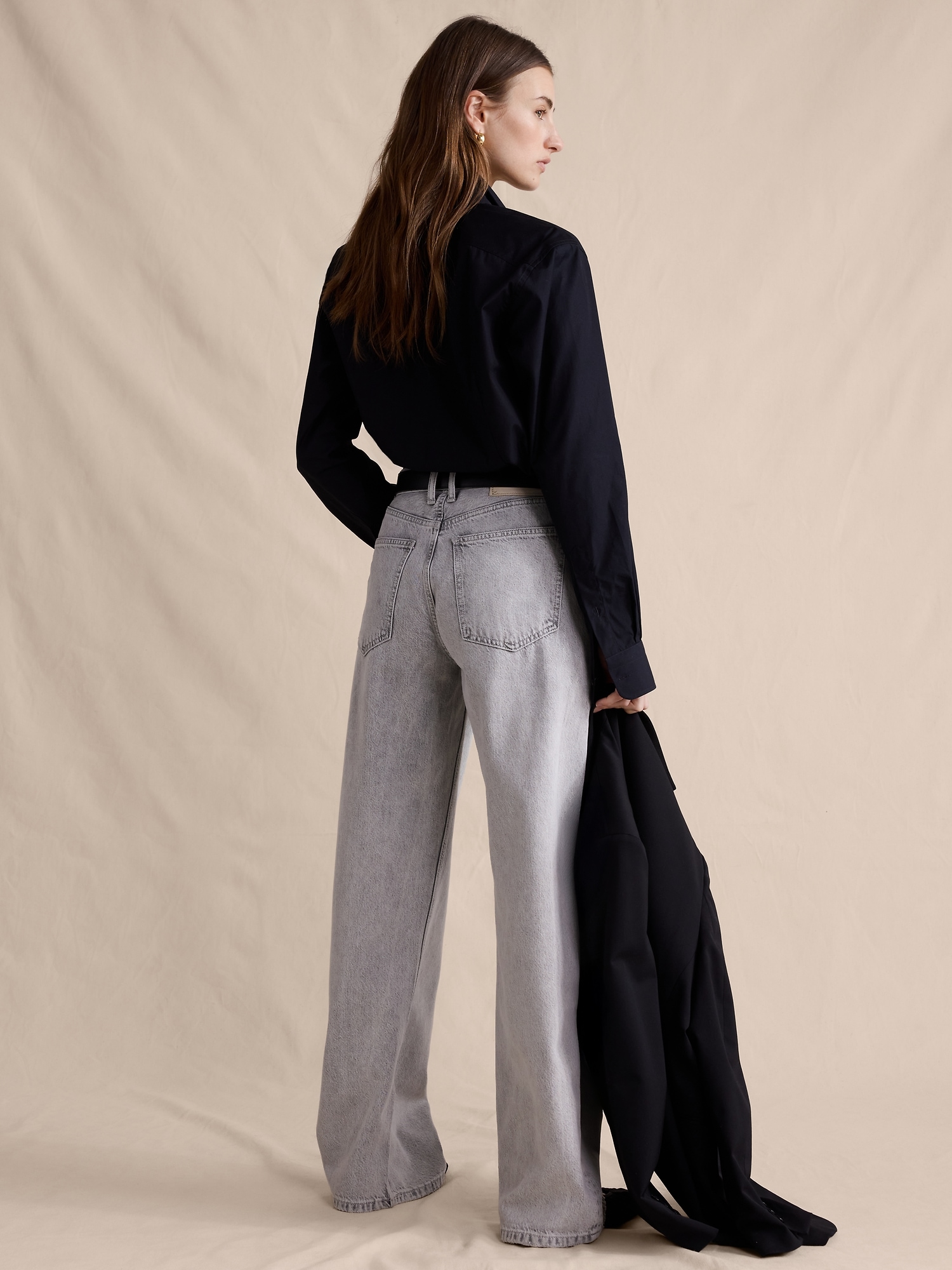 Image number 8 showing, Mid-Rise Baggy-Straight Lightweight Jean