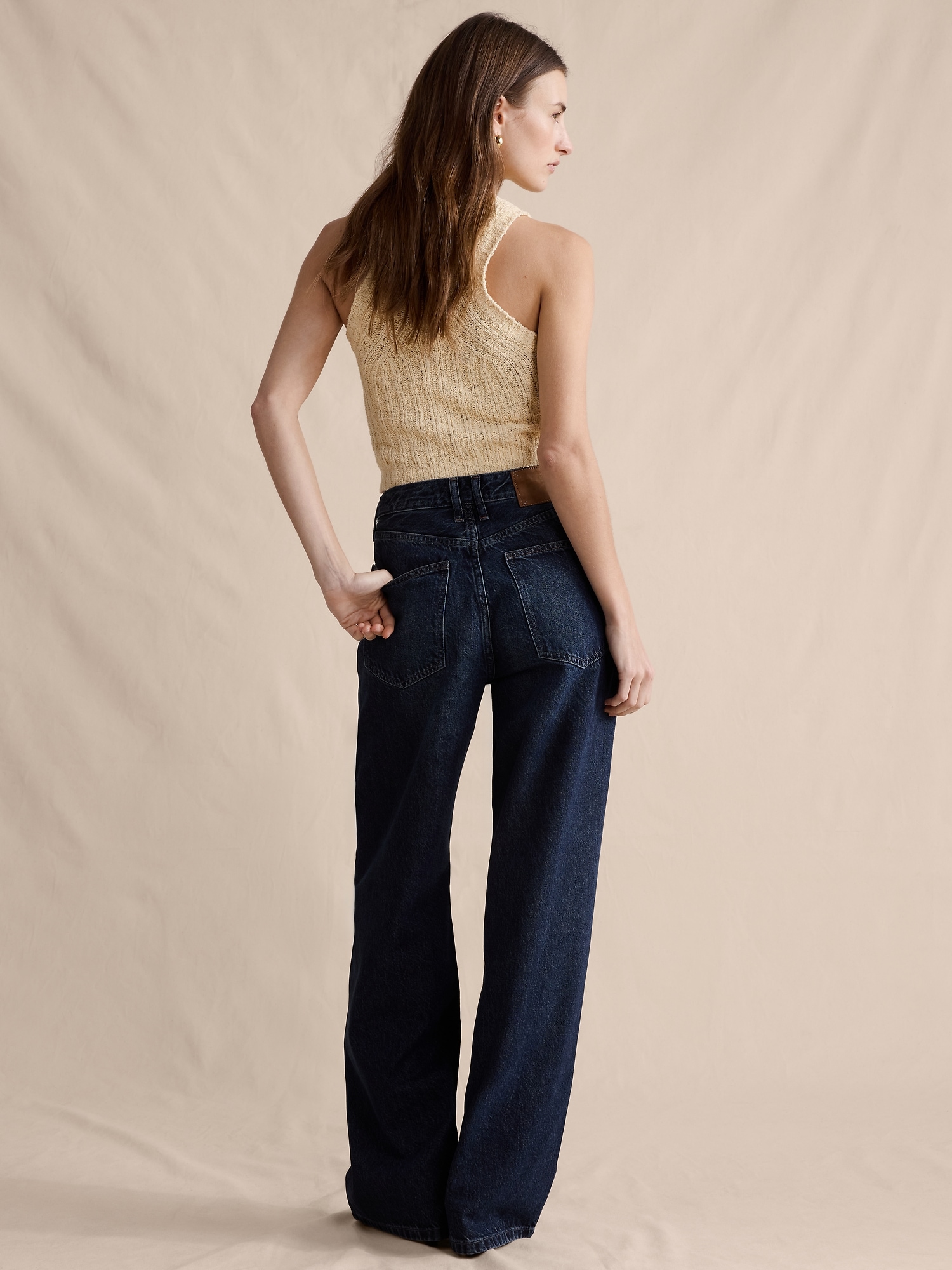 Image number 3 showing, Mid-Rise Baggy-Straight Lightweight Jean