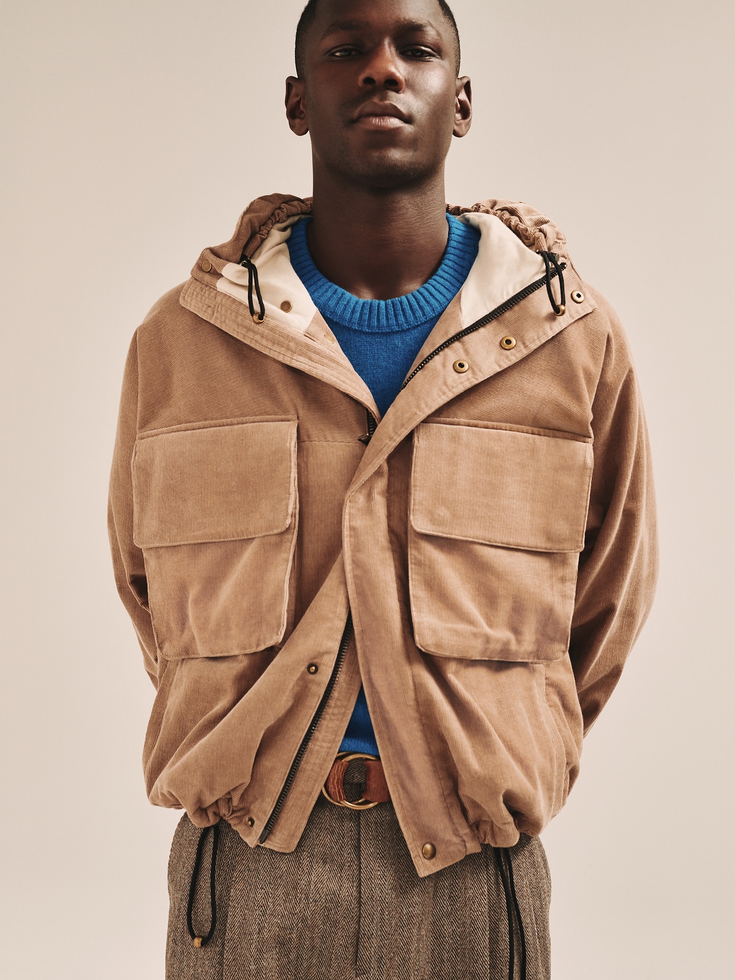 Image number 8 showing, Loose-Fit Corduroy Utility Jacket