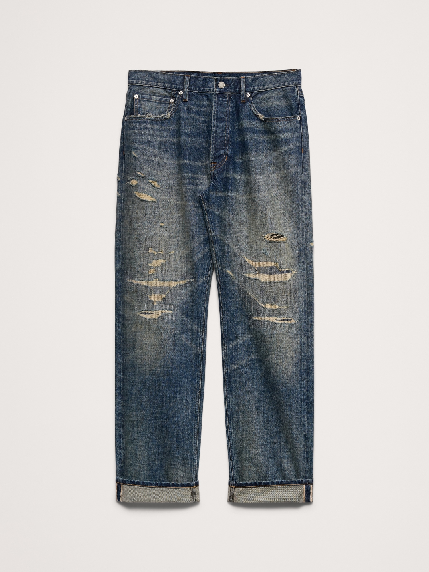 Image number 6 showing, Straight Selvedge Jean
