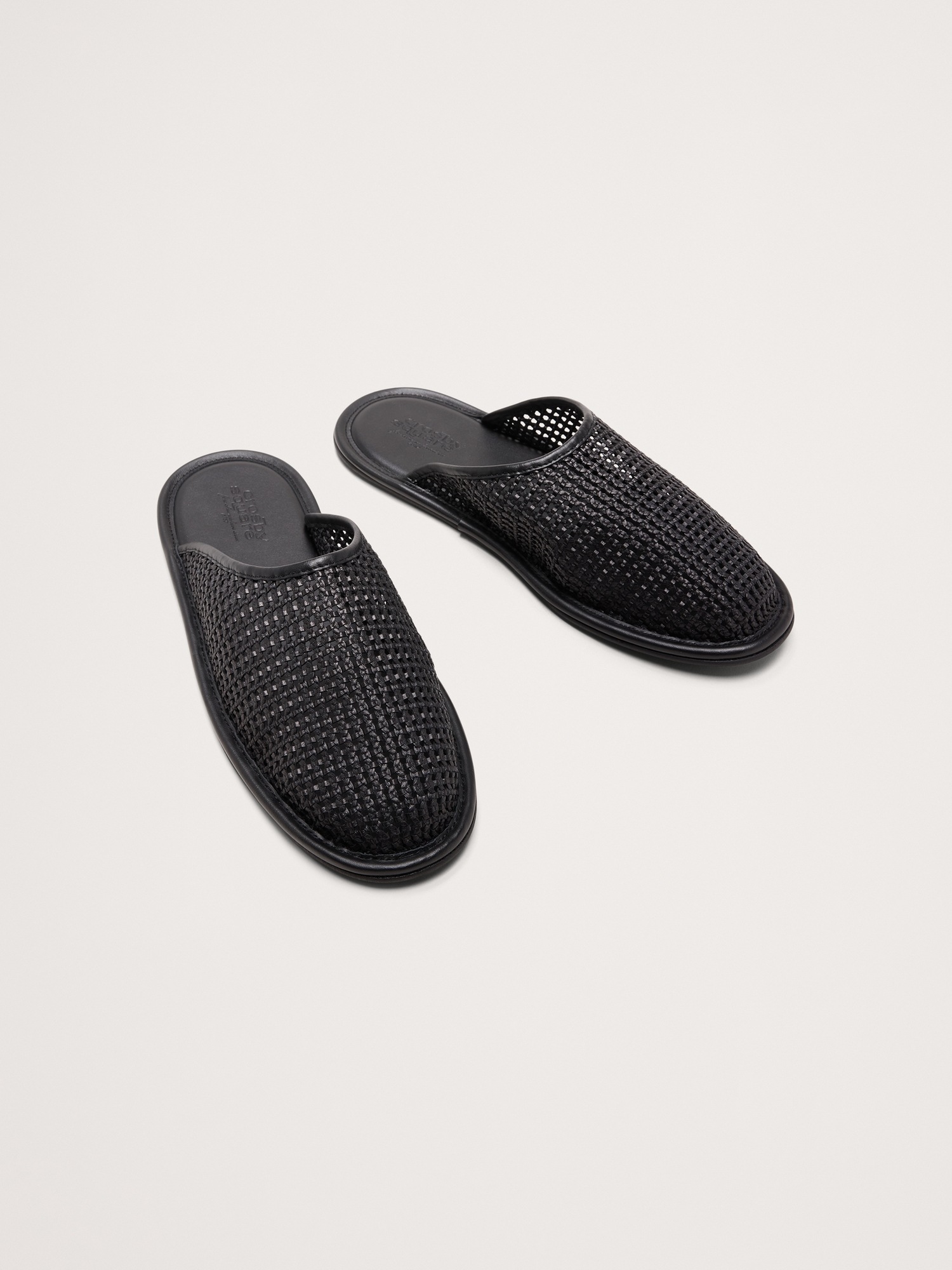Мужские сандалии Banana Republic Woven Slide, цвет: Чёрный — фото 2