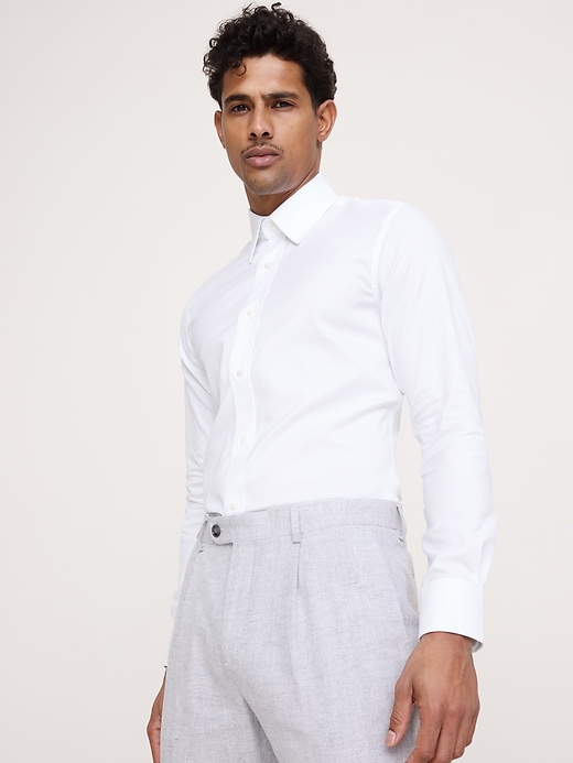 Slim-Fit Wrinkle-Resistant Dress Shirt | Banana Republic