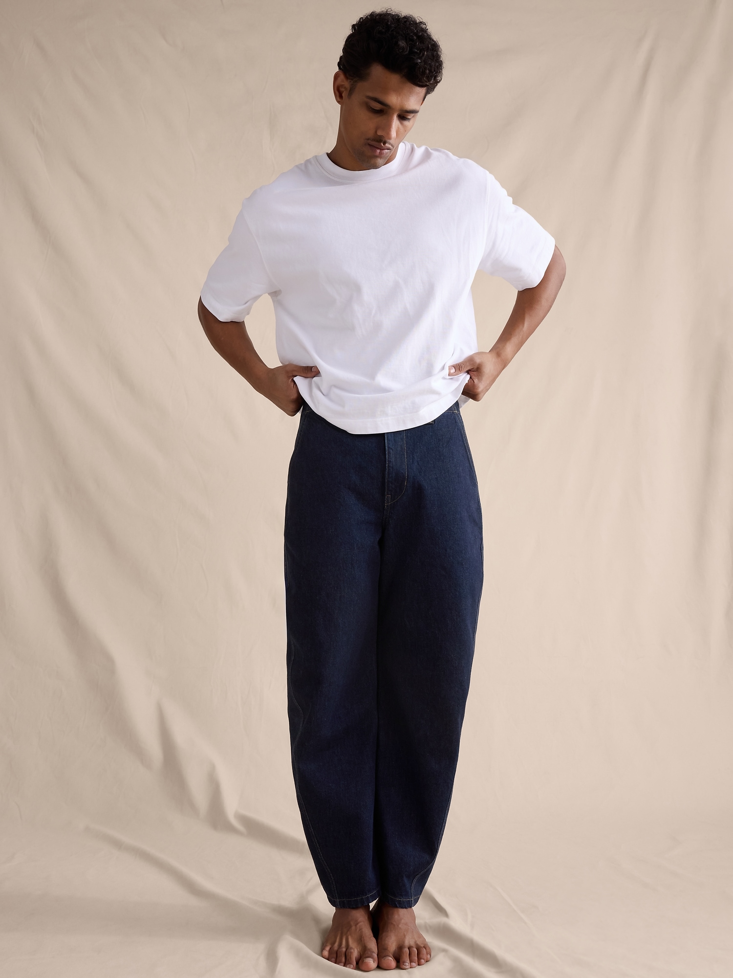 Image number 7 showing, Loose Twisted Seam Jean