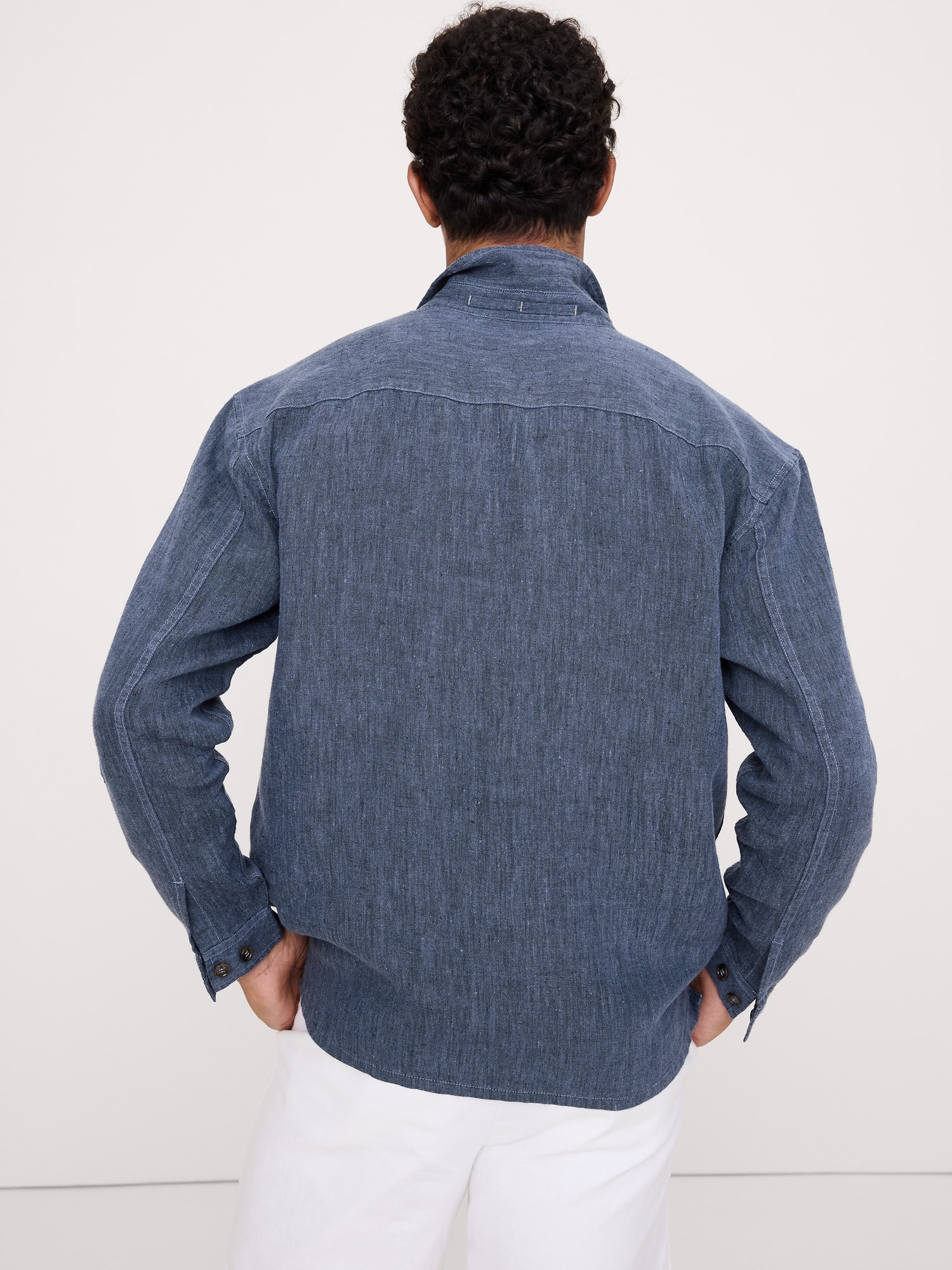 Image number 2 showing, Relaxed-Fit Linen Resort Shirt