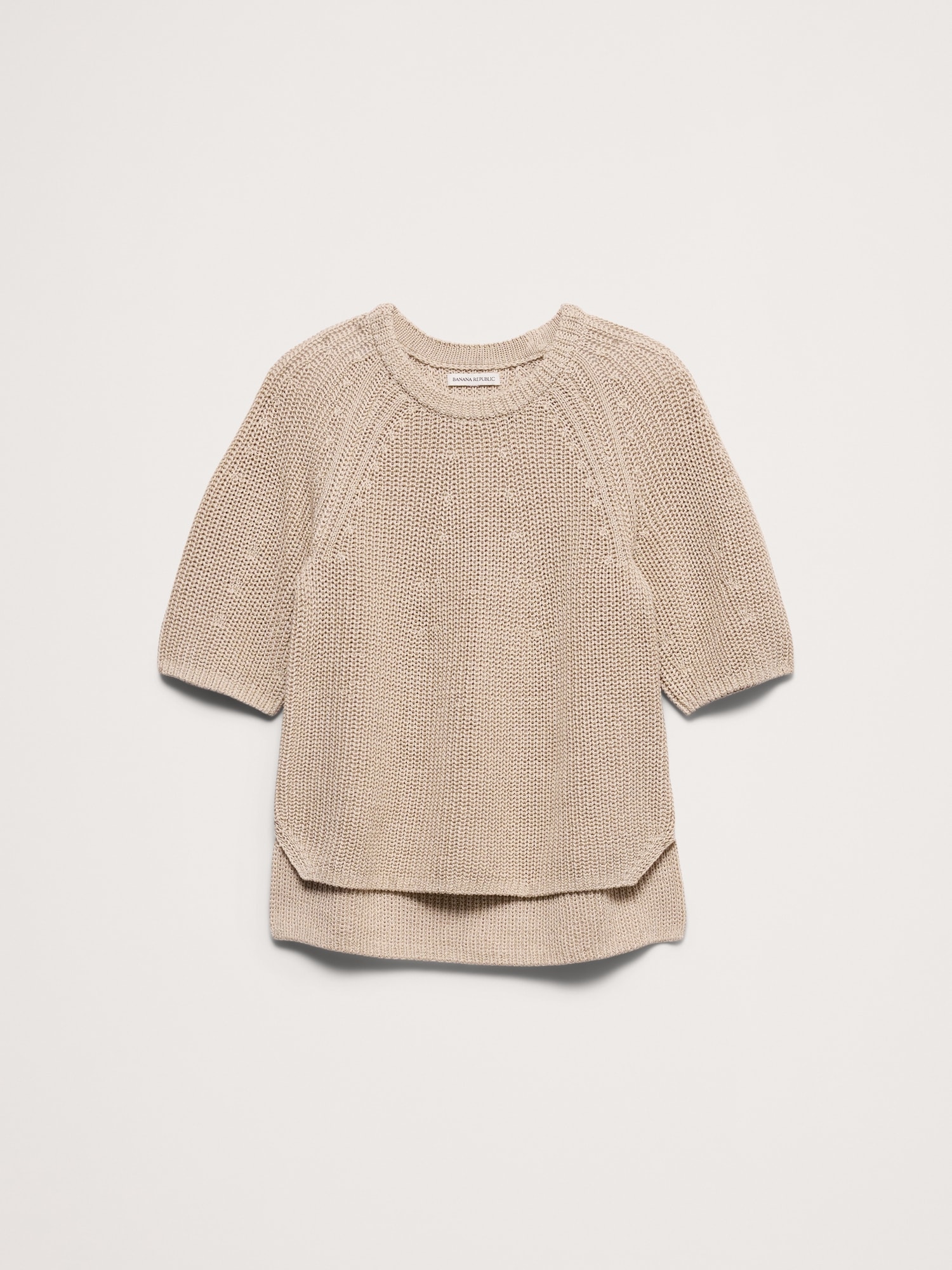 Image number 2 showing, Cotton Puff-Sleeve Sweater