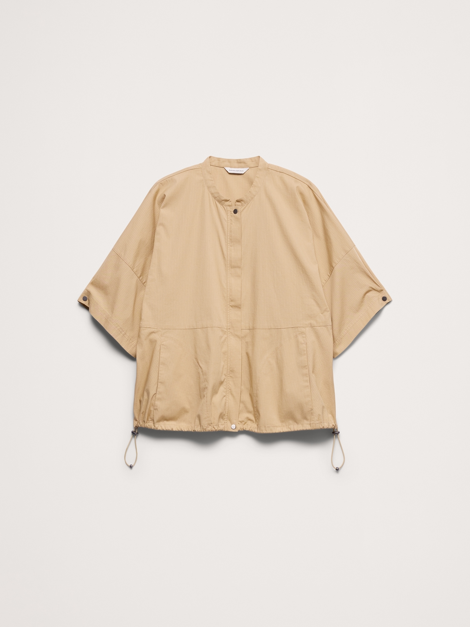 Image number 8 showing, Stretch-Cotton Puff-Sleeve Top