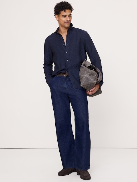 Standard-Fit Linen Shirt