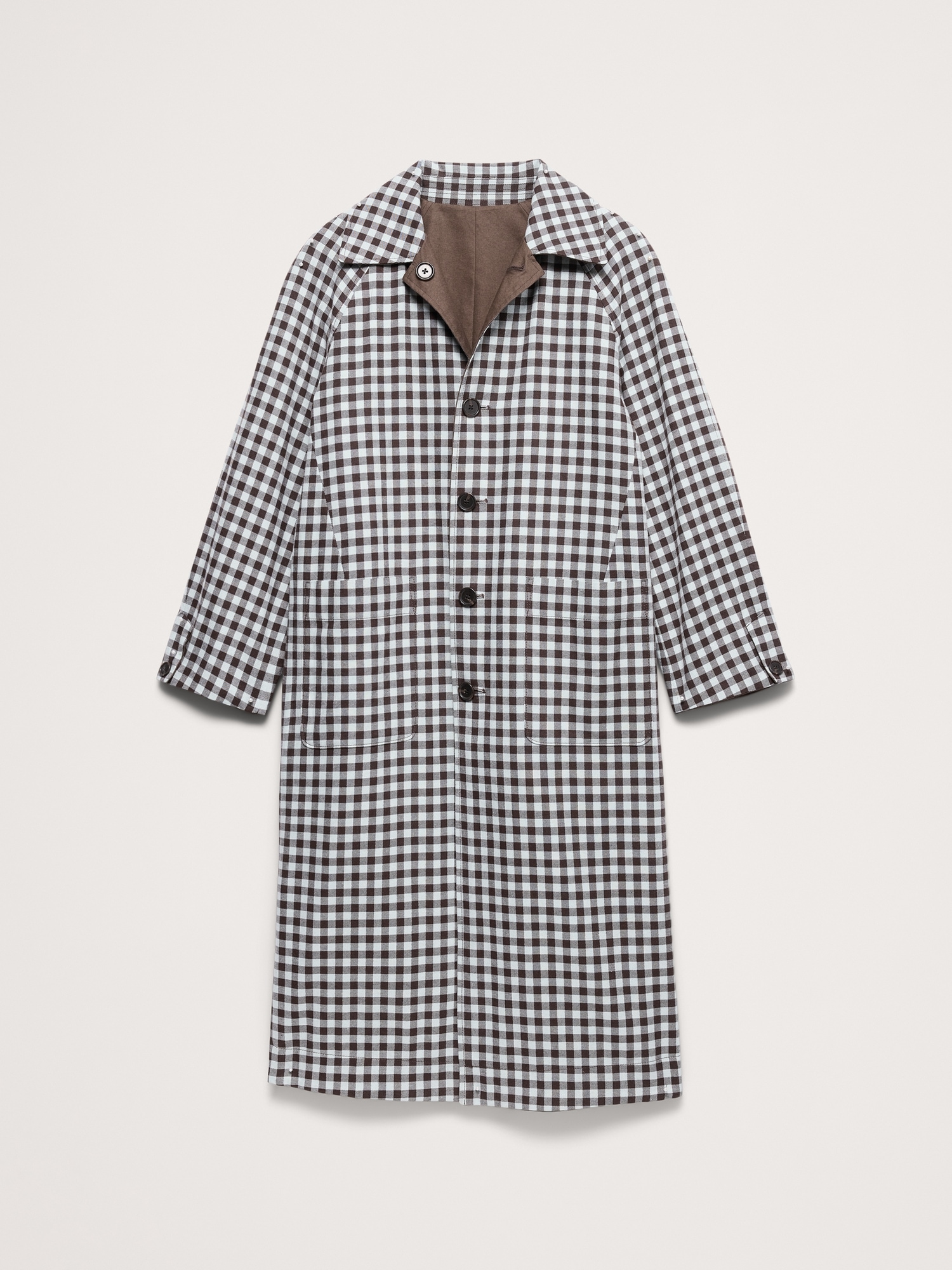 Image number 8 showing, Reversible Cotton Car Coat