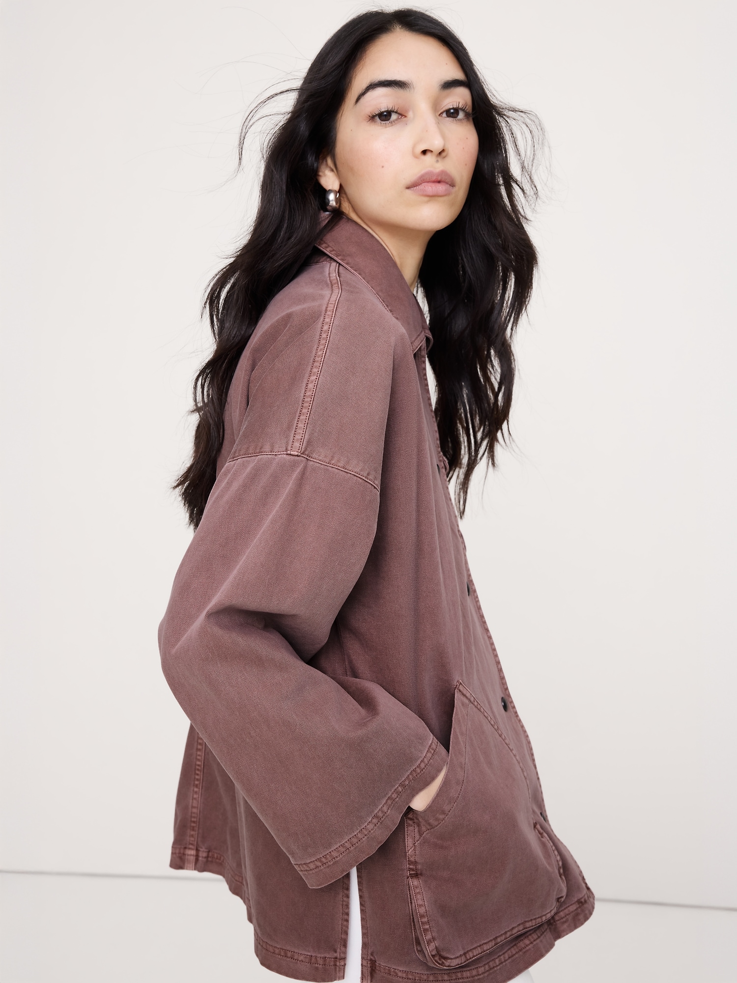 Image number 3 showing, Washed Cotton Chore Jacket