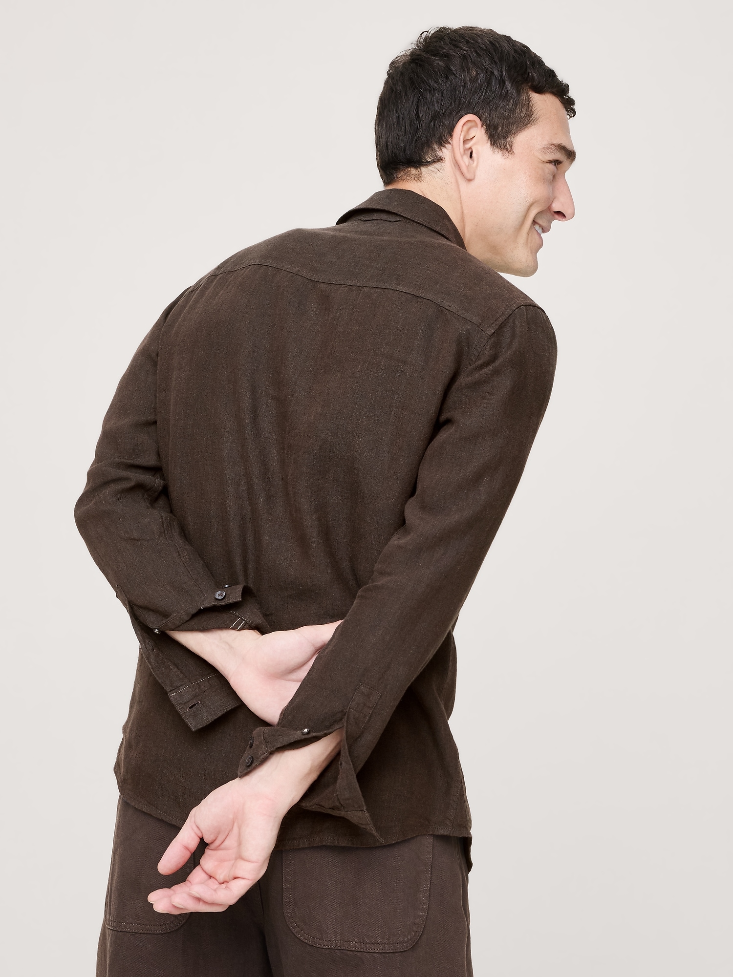 Image number 2 showing, Slim-Fit Linen Shirt