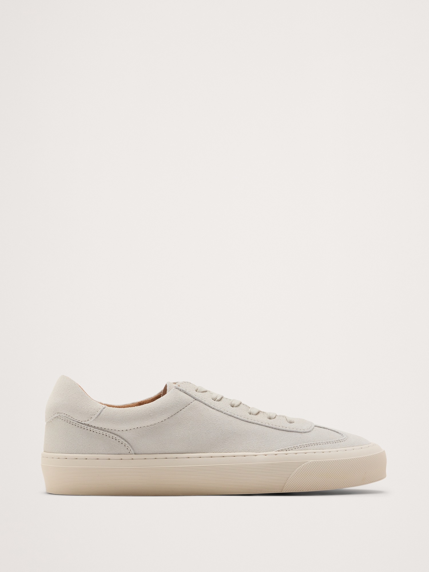 Мужские кроссовки Banana Republic Suede Court, цвет: Меловой белый