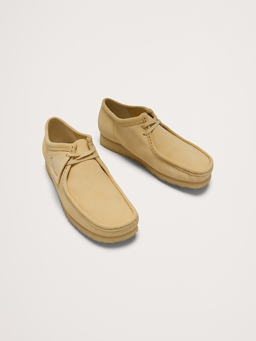 Suede Wallabee Shoe by Clark's Originals | Banana Republic