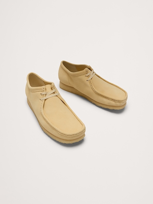 Suede Wallabee Shoe by Clark's Originals | Banana Republic