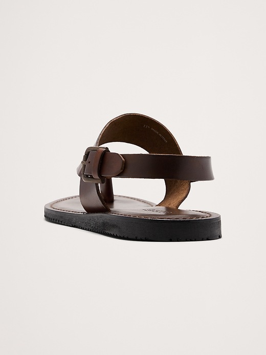 BANANA REPUBLIC レザーサンダル ブラウン Leather Criss-Cross Sandal | Banana Republic