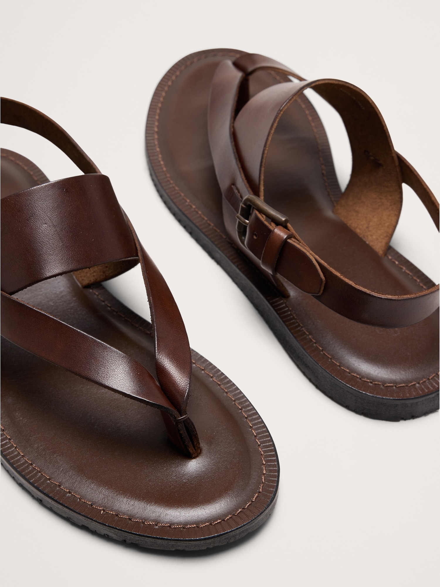 Image number 5 showing, Leather Criss-Cross Sandal