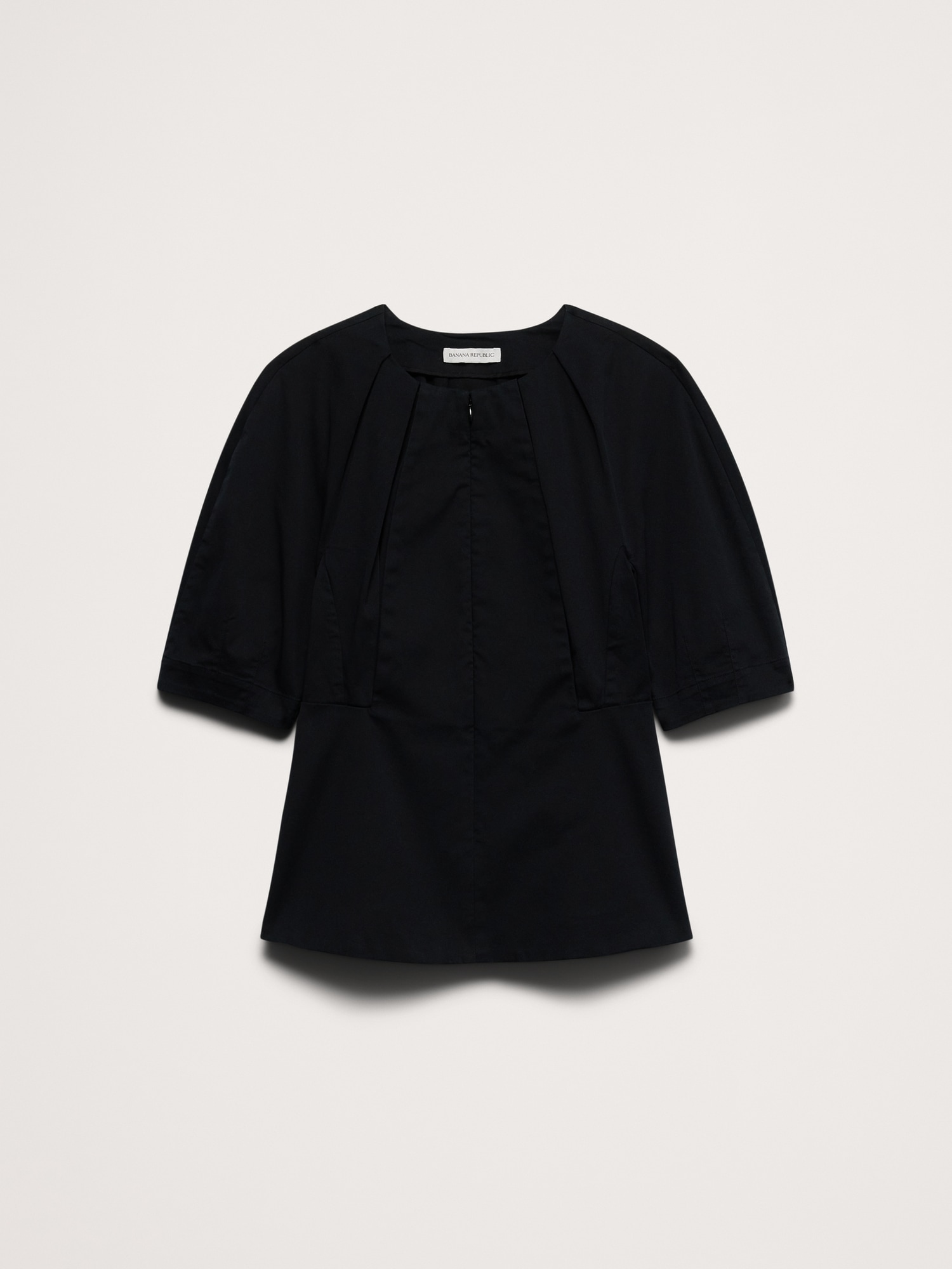 Image number 8 showing, Soft Cotton Zip-Neck Top