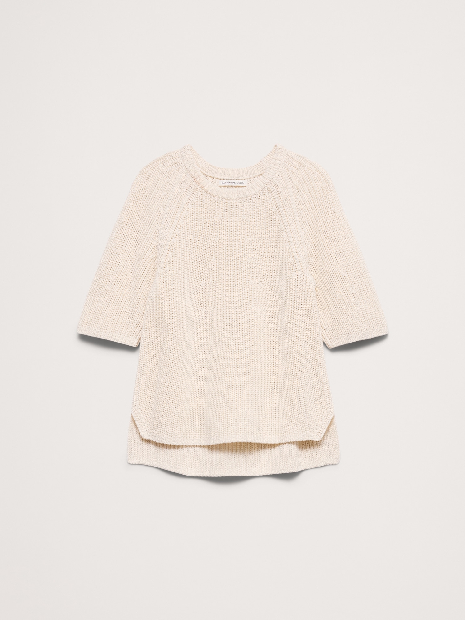Image number 3 showing, Cotton Puff-Sleeve Sweater