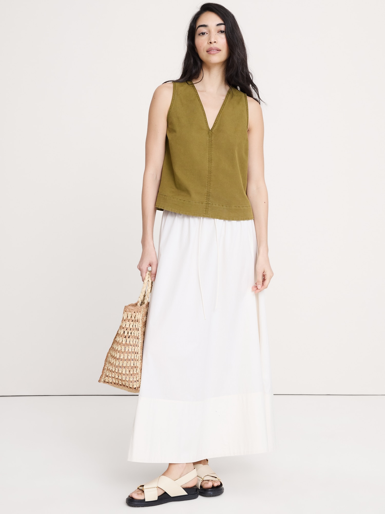 Image number 1 showing, Cotton Canvas Tank