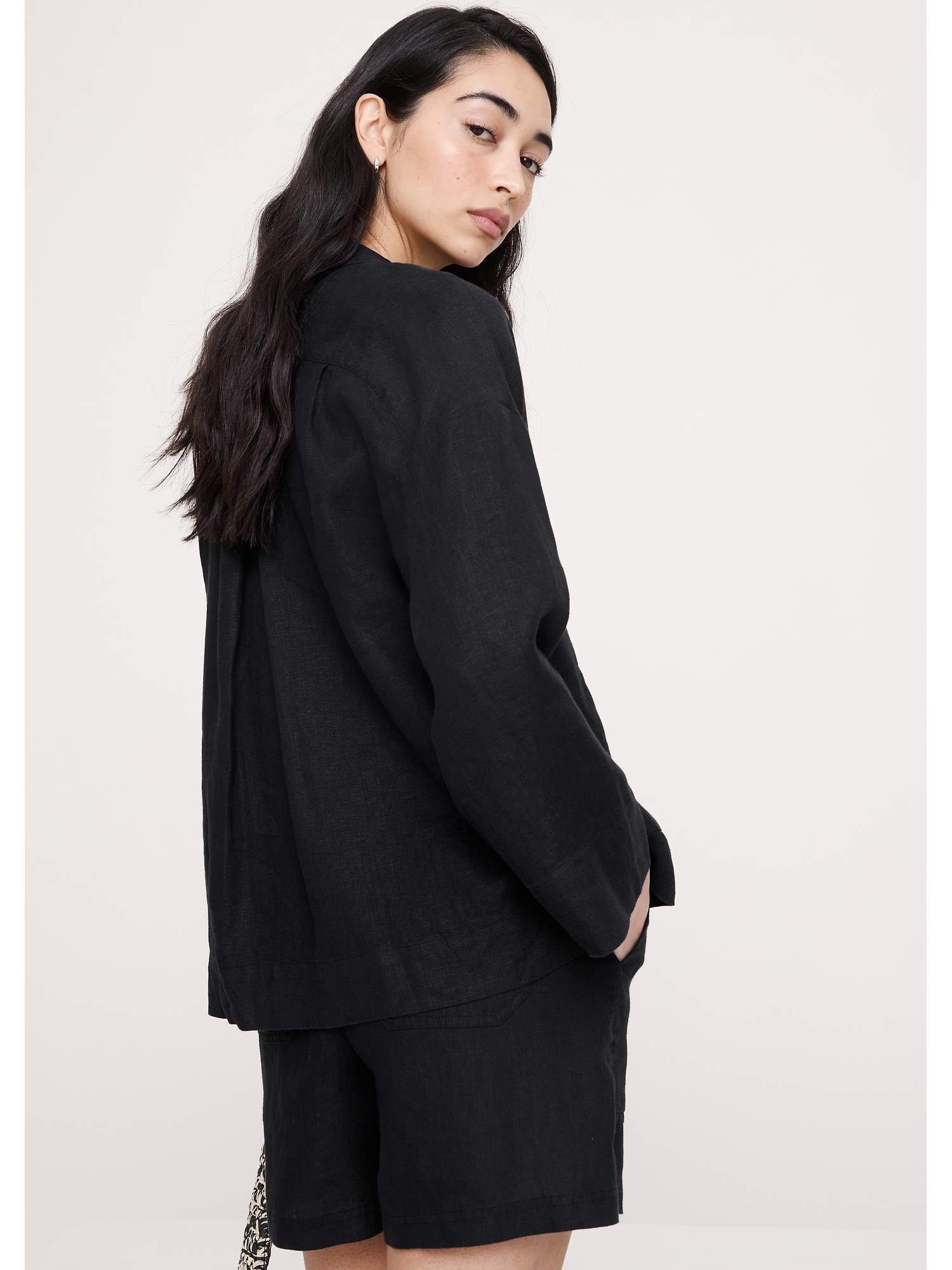 Image number 3 showing, Linen Popover Top