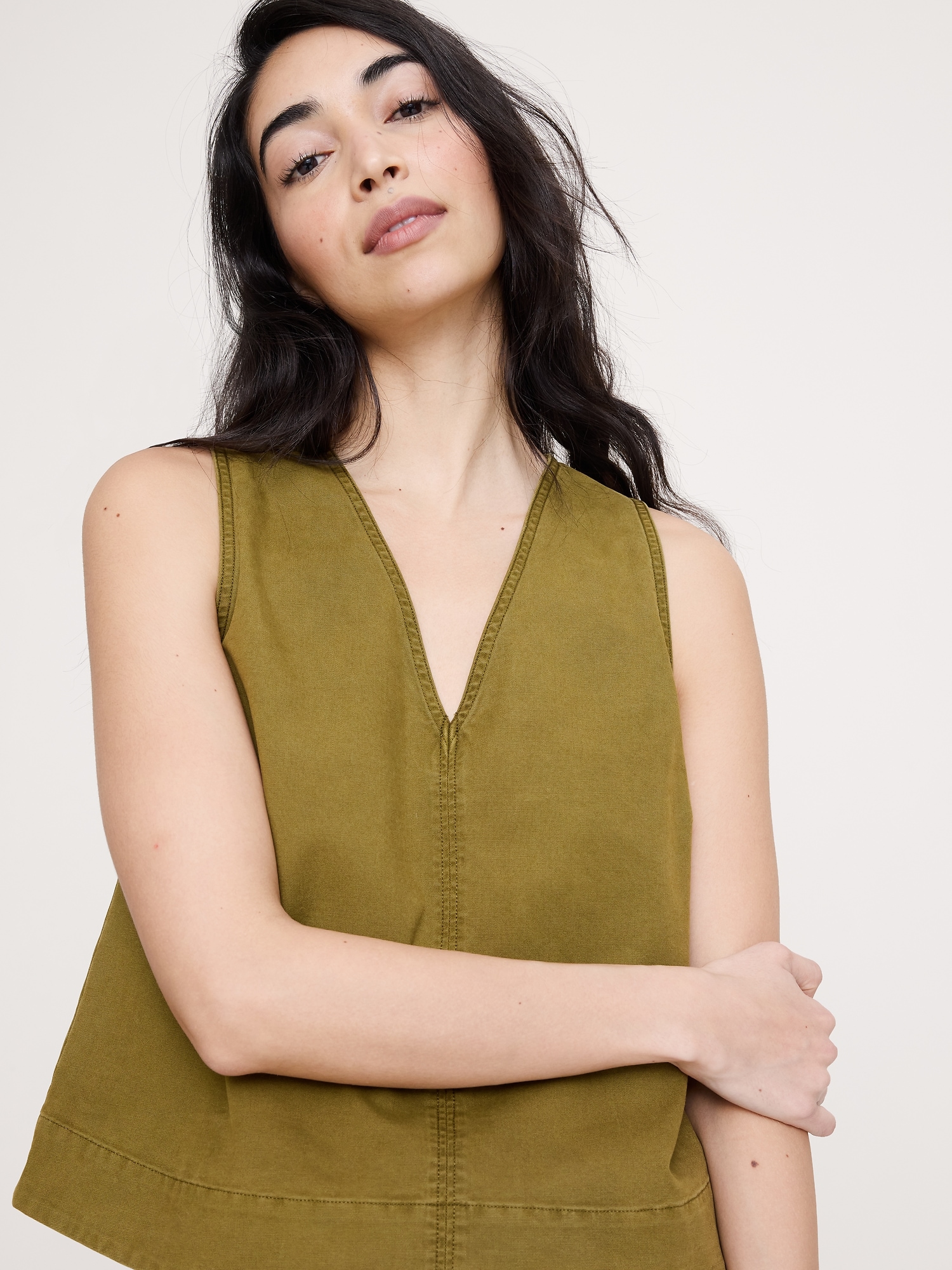 Image number 6 showing, Cotton Canvas Tank