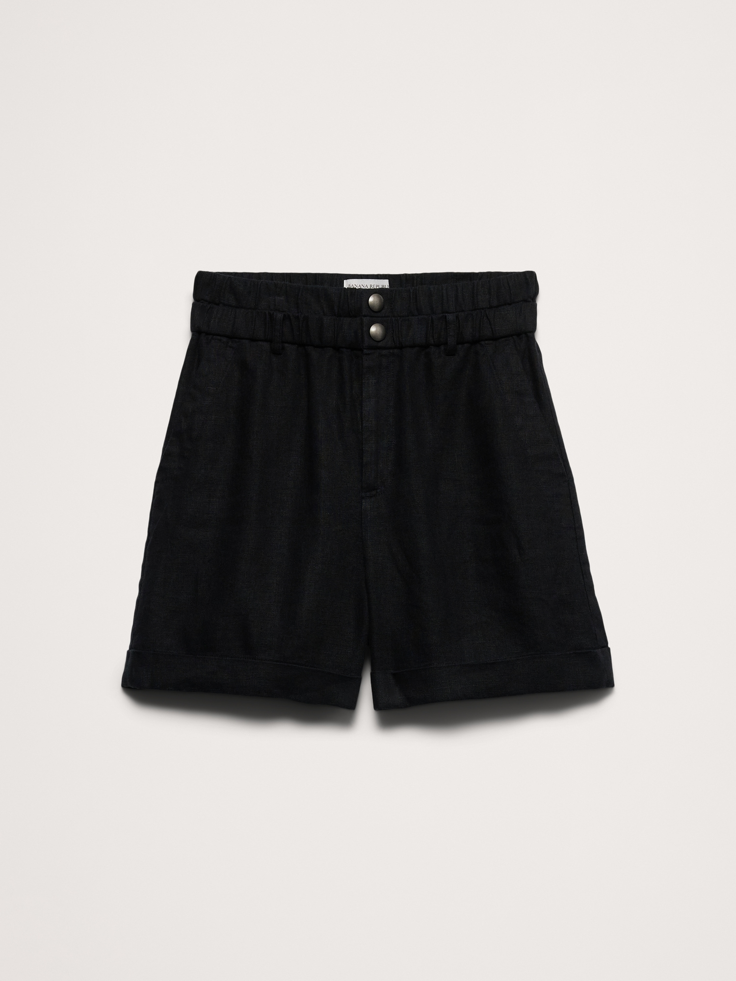 Image number 4 showing, 3.5" Linen Double-Waistband Shorts