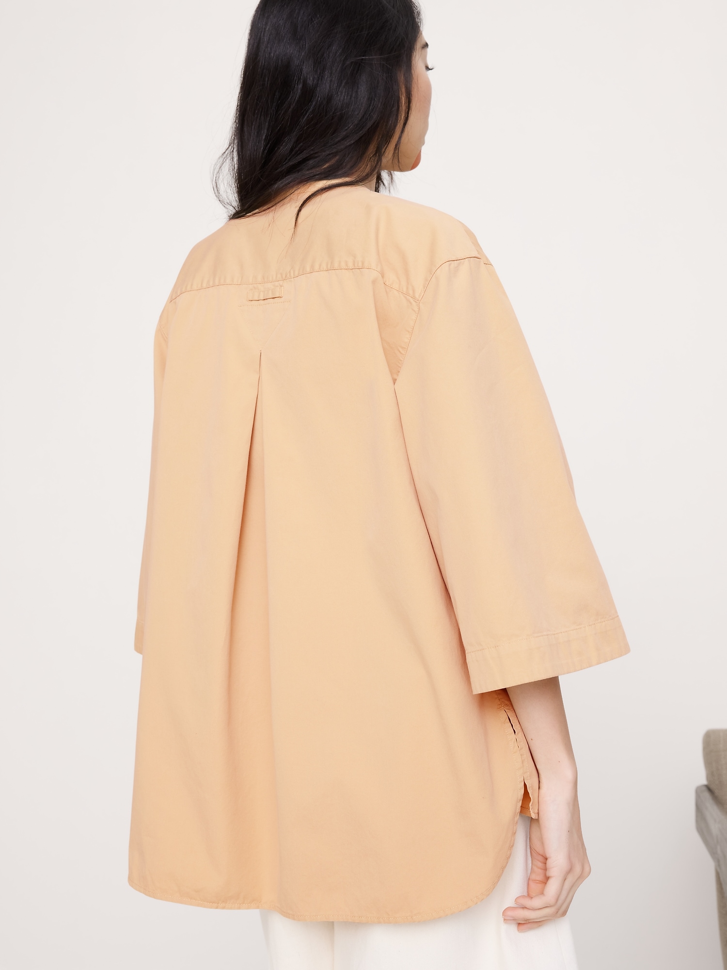 Image number 2 showing, Overdye Cotton Tunic Shirt