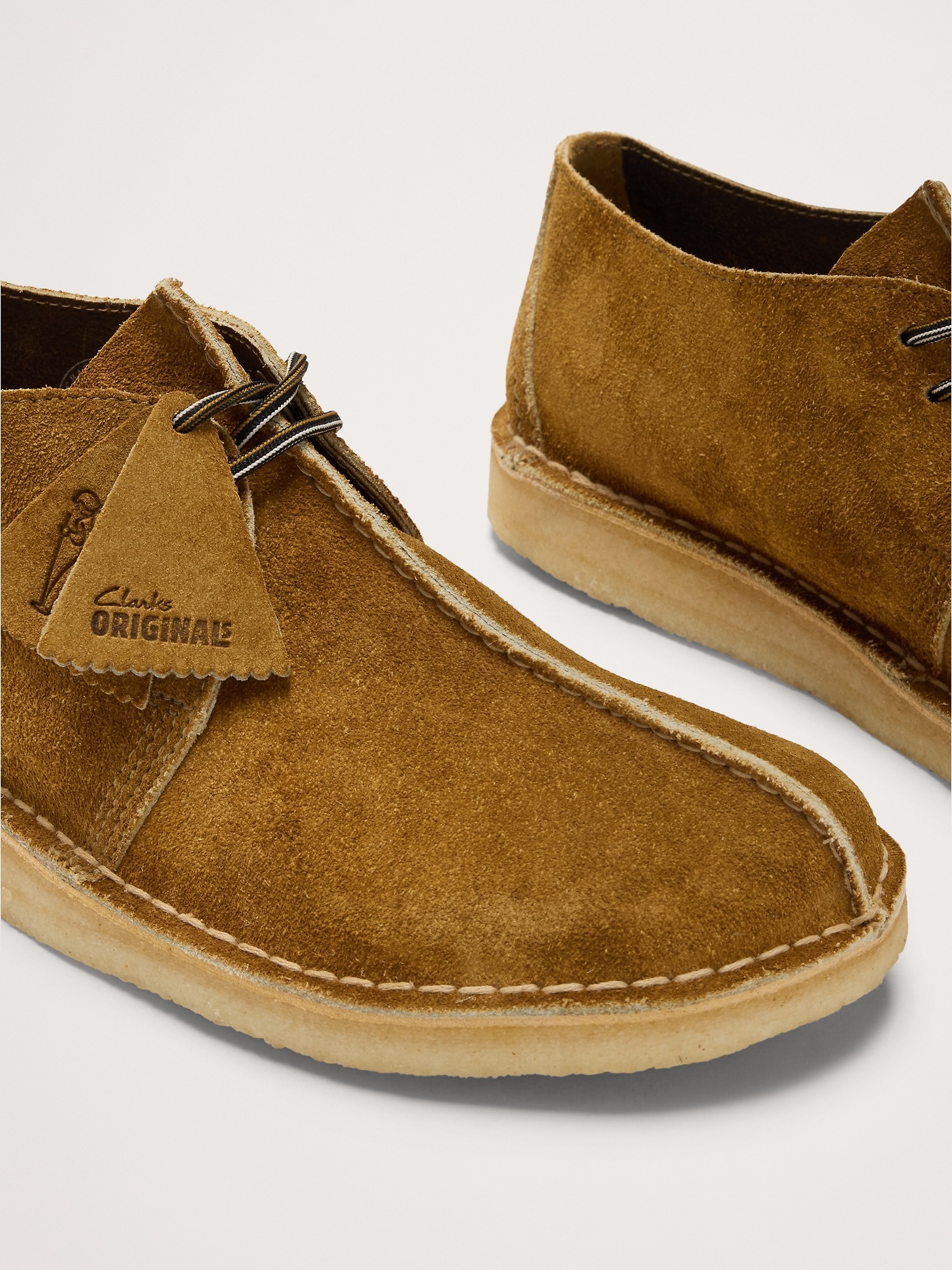 Мужские ботинки Banana Republic Desert Trek, Clarks Originals, цвет: Золотой бронзовый — фото 5