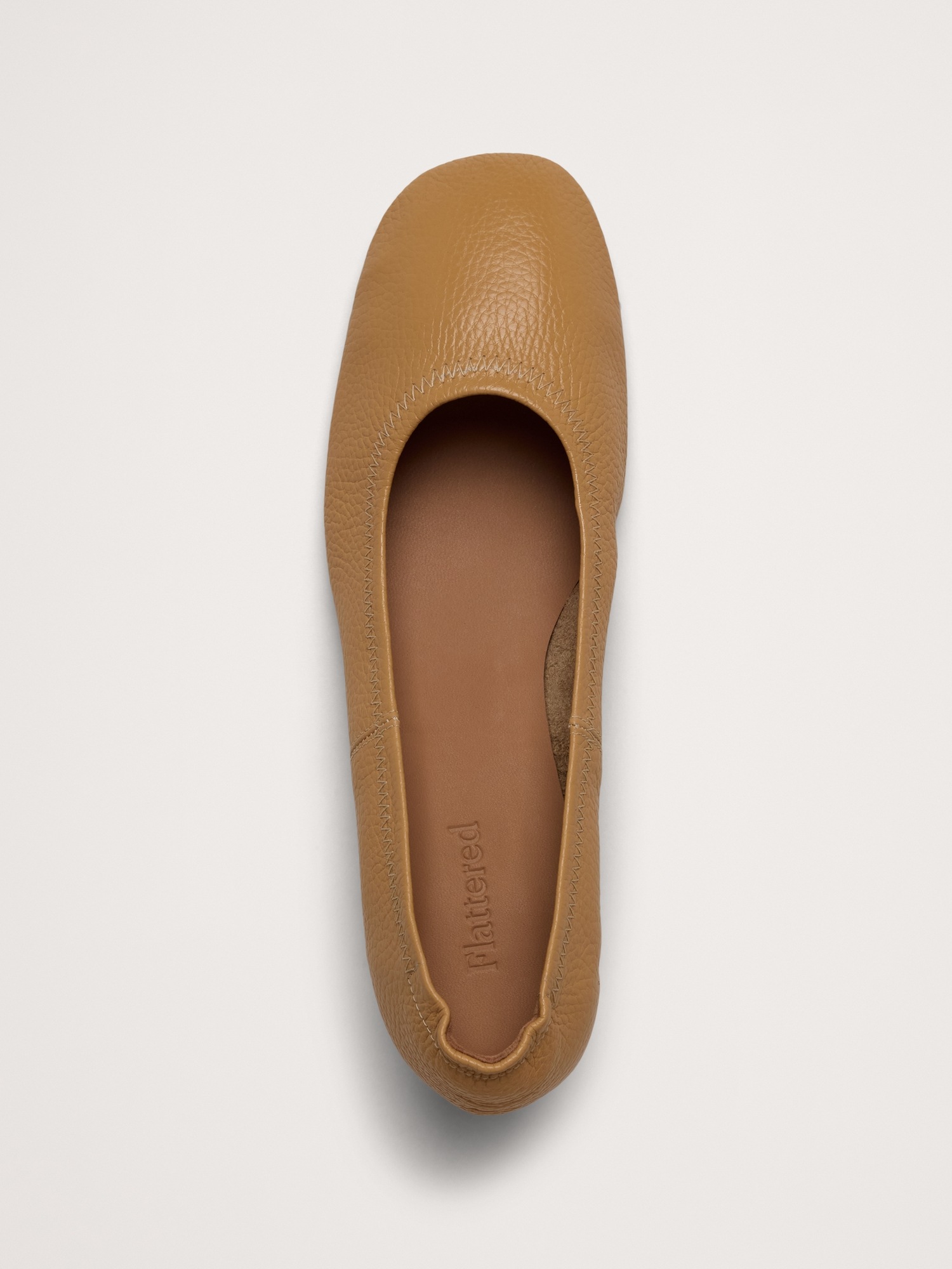 Женские туфли Flattered Zac Leather Heel, цвет: Бежевый — фото 5