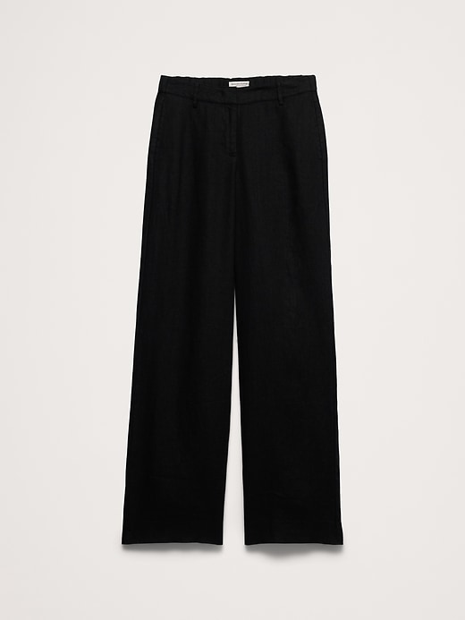 The Everyday Wide-Leg Pant in Linen | Banana Republic