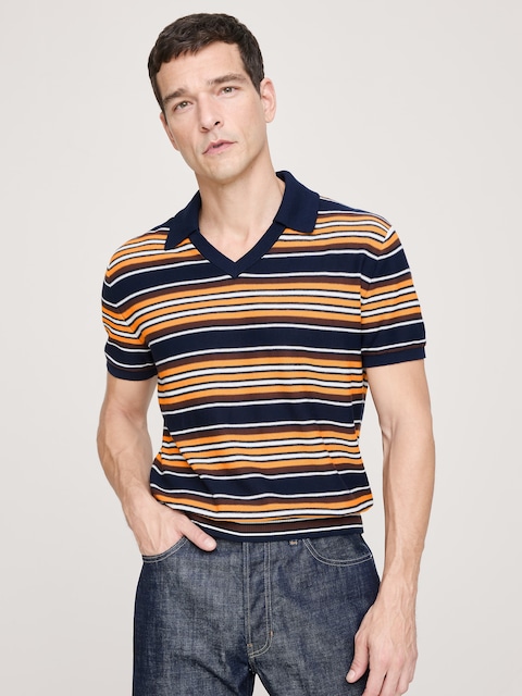 Cotton Sweater Polo
