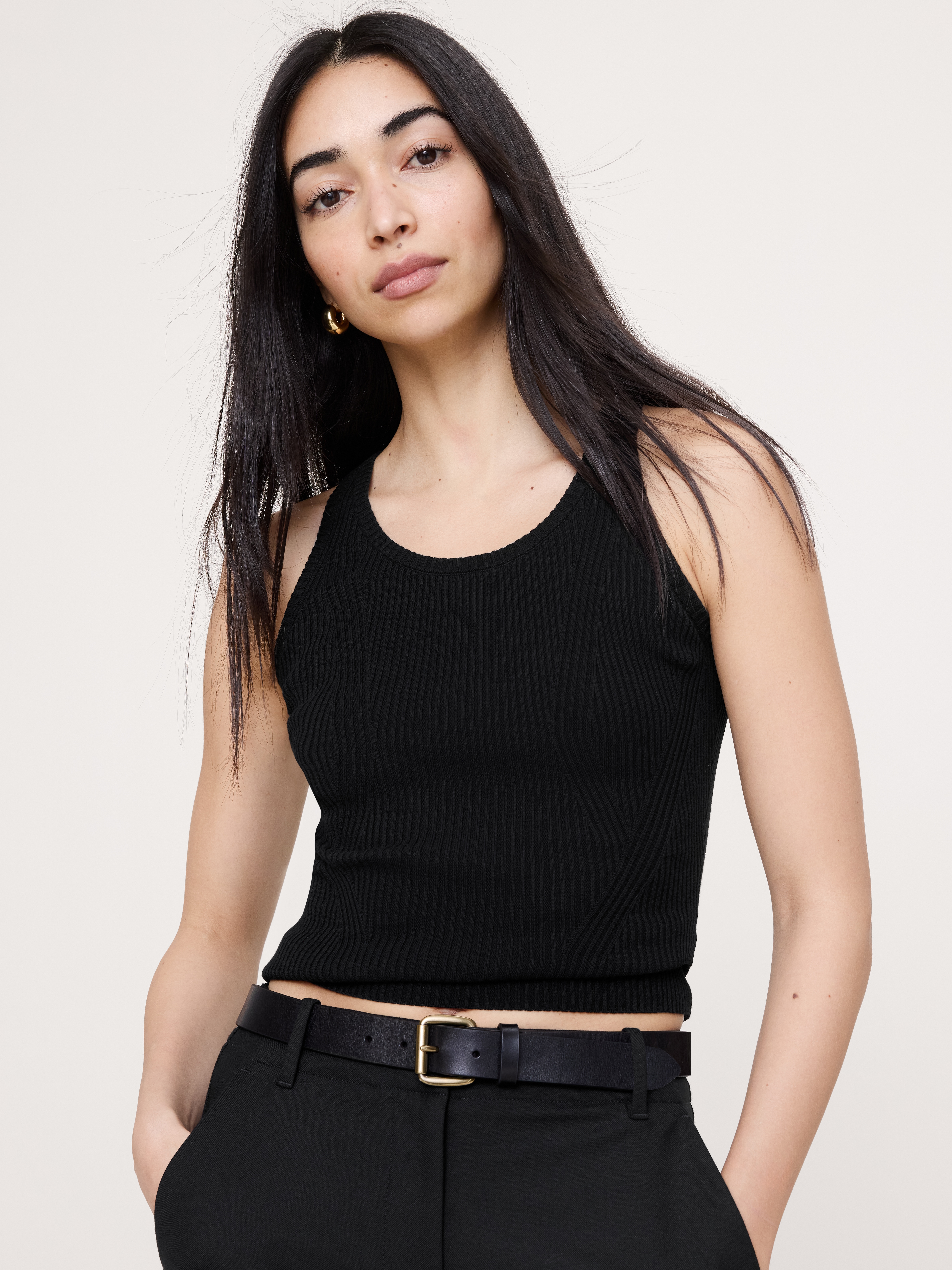 Ribbed Cotton Tank